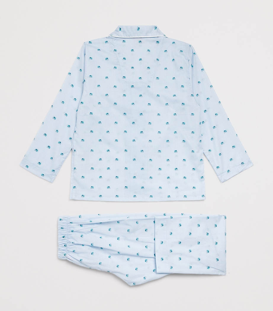Printed Ledbury Pyjama Set (3-12 Years) BLUE Image 2