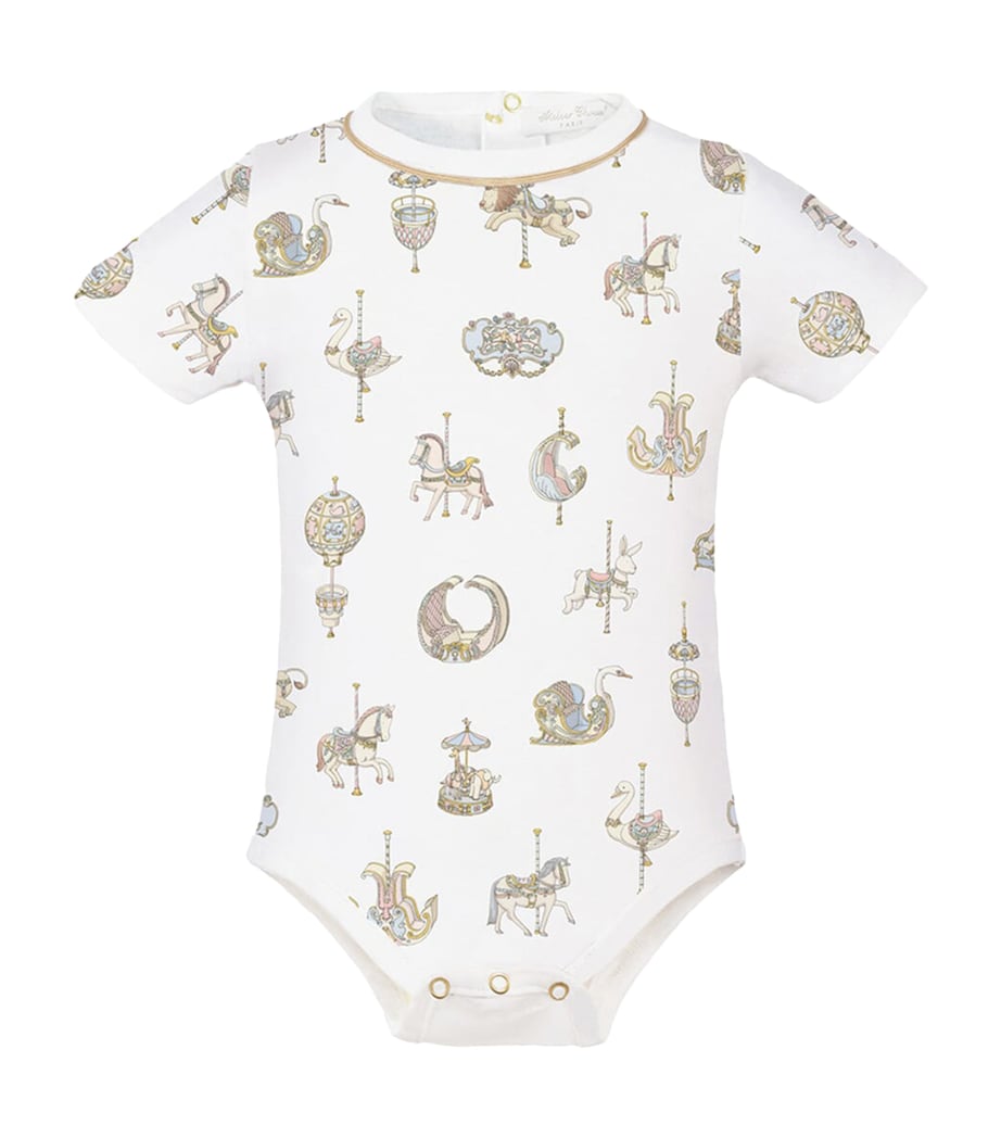 Carousel Print Bodysuit (9-12 Months) CAROUSEL Image 1