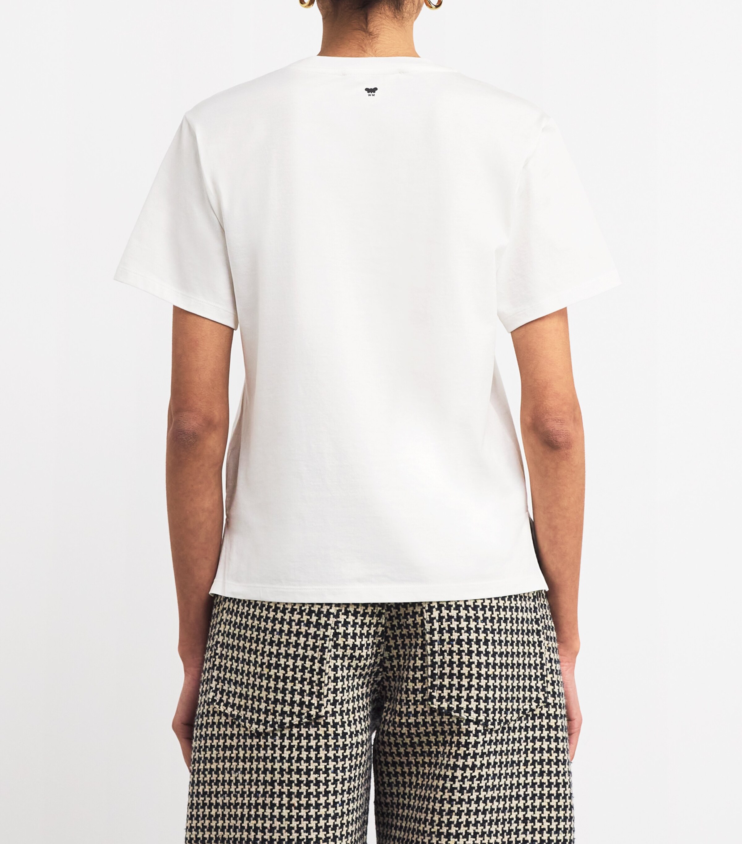 Weekend Max Mara Womens Year of the Snake Printed T-Shirt White Image 4