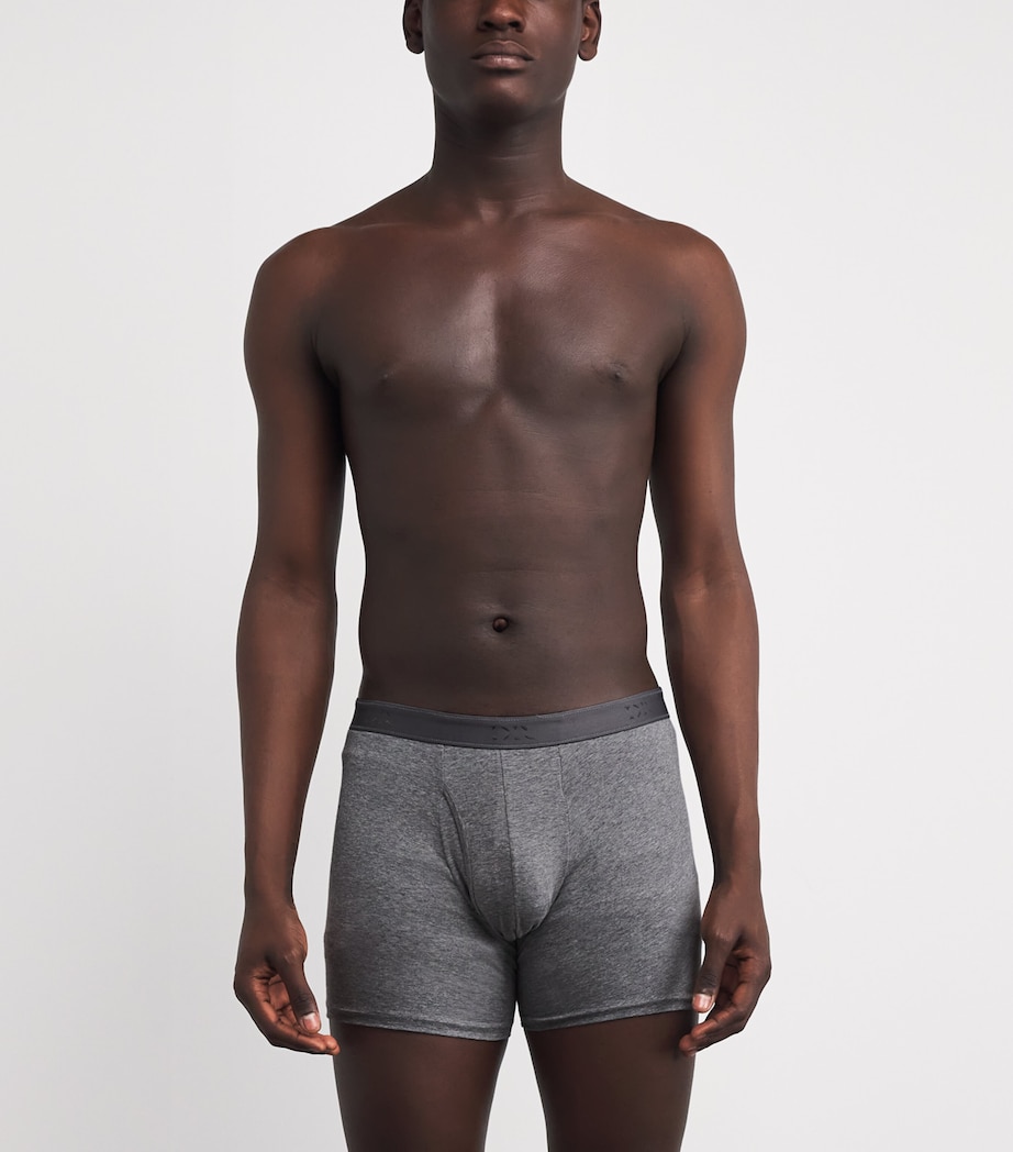 Pima Cotton Stretch Open Trunks CHARCOAL Image 2