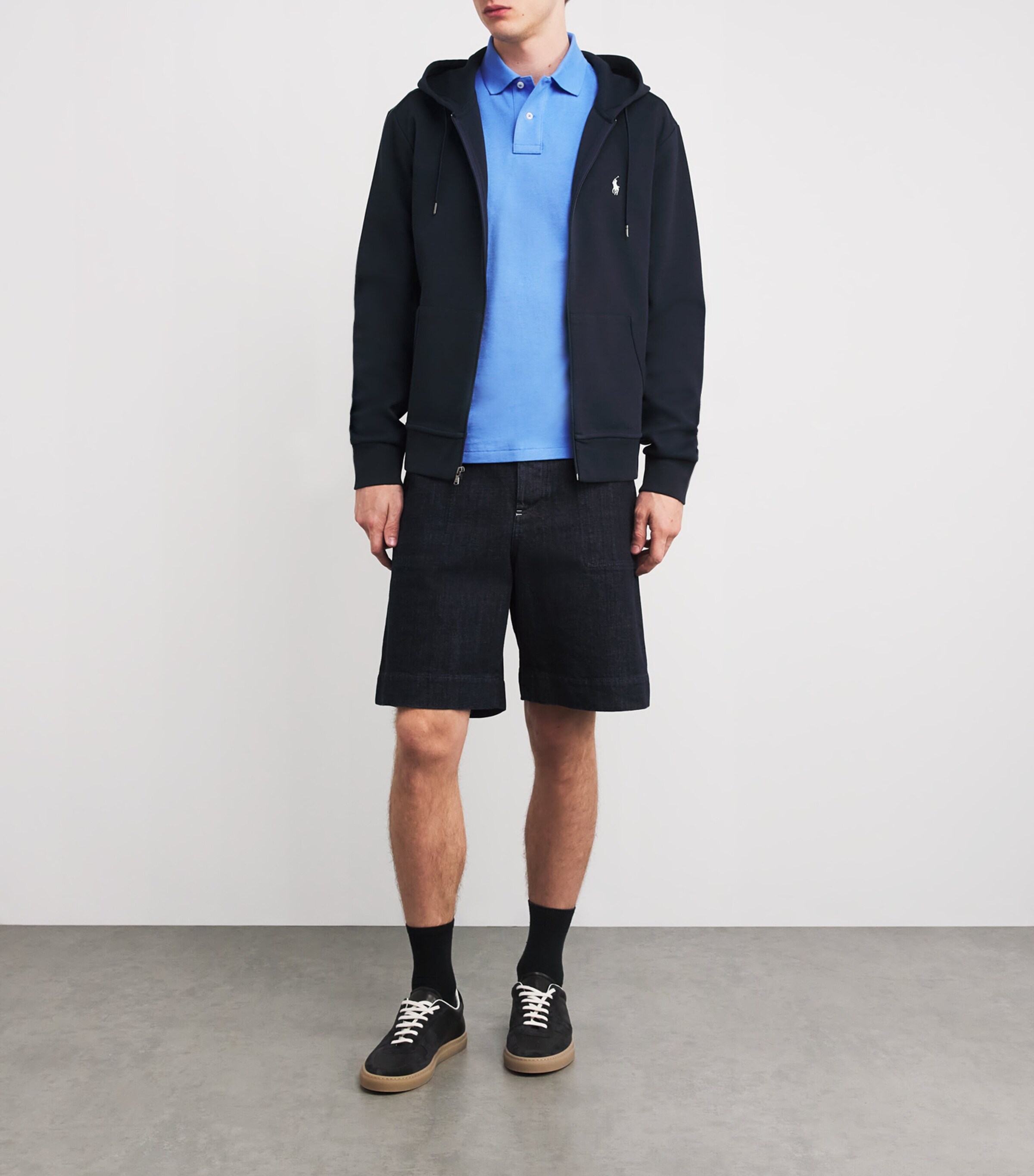 Polo Pony Zip-Up Hoodie AVIATOR NAVY Image 2