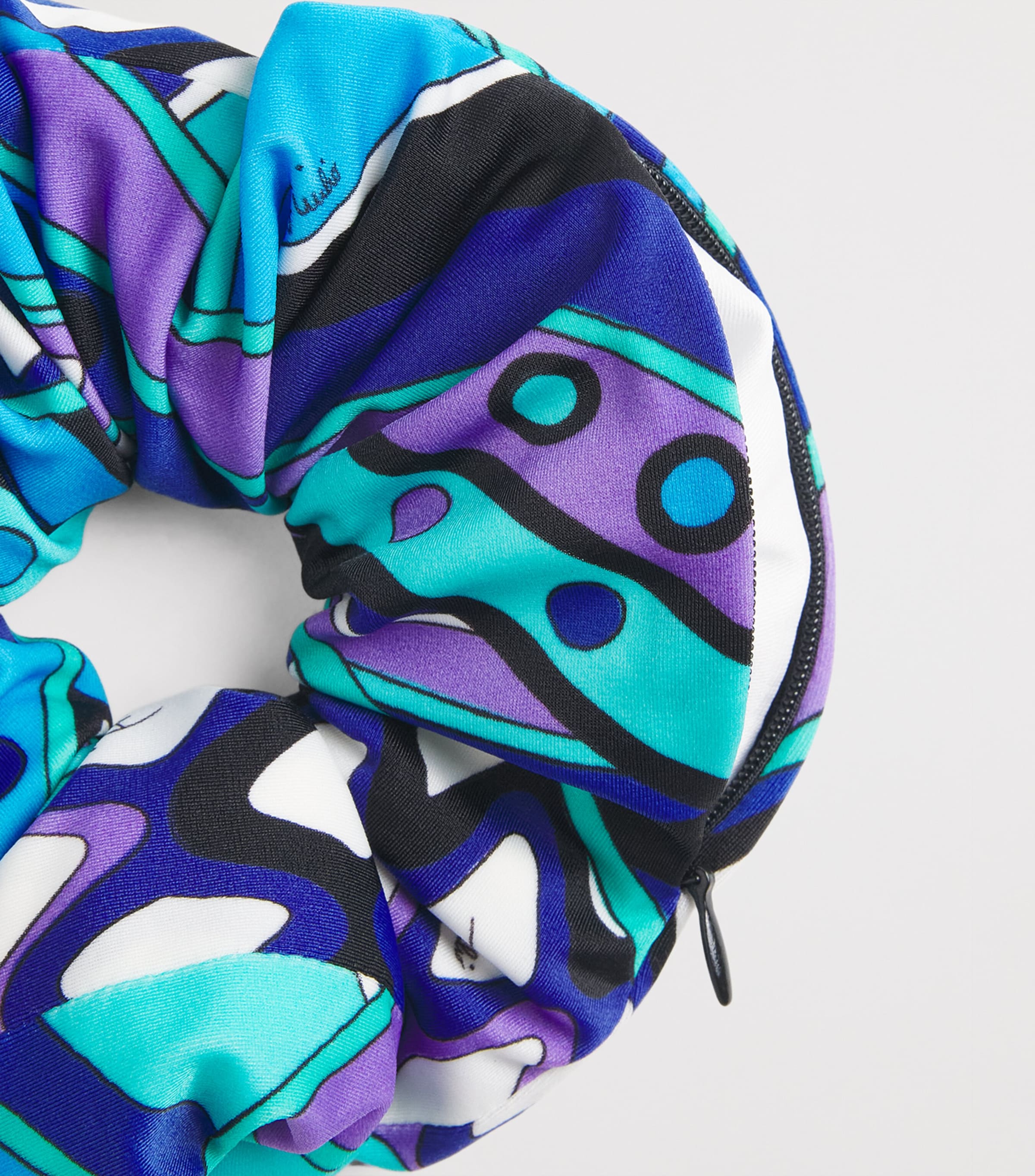 PUCCI Vivara Scrunchie Turquoise Image 3