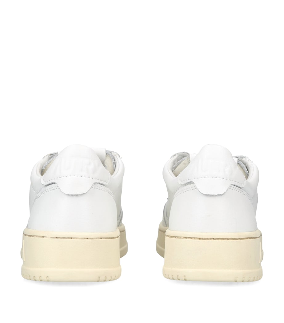 Leather Medalist Low-Top Sneakers WHITE Image 2