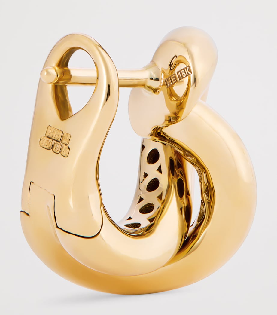 Small Yellow Gold Legacy Knot Earrings YELLOW GOLD Image 4