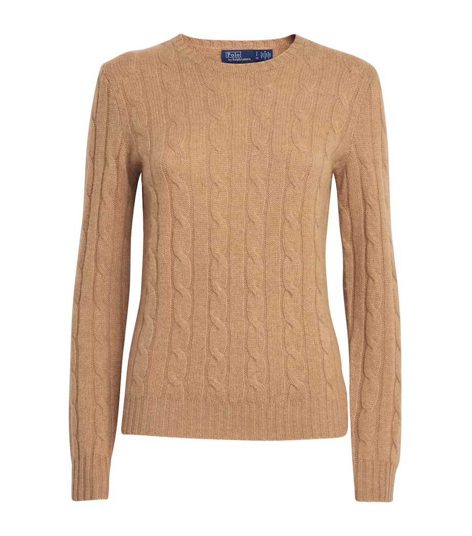 Cashmere Cable-Knit Sweater COLECTN CAMEL MELANG Image 1