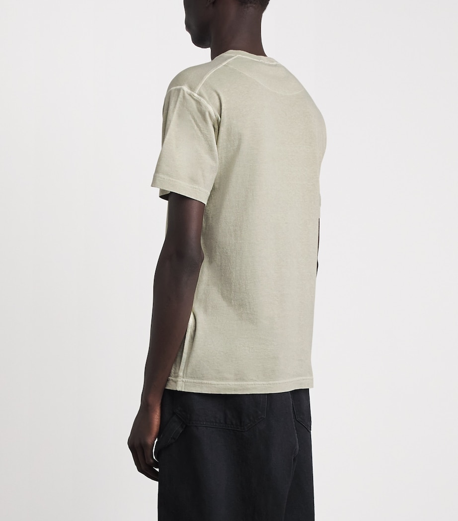 Stone Island Mens Cotton Logo T-Shirt Image 5