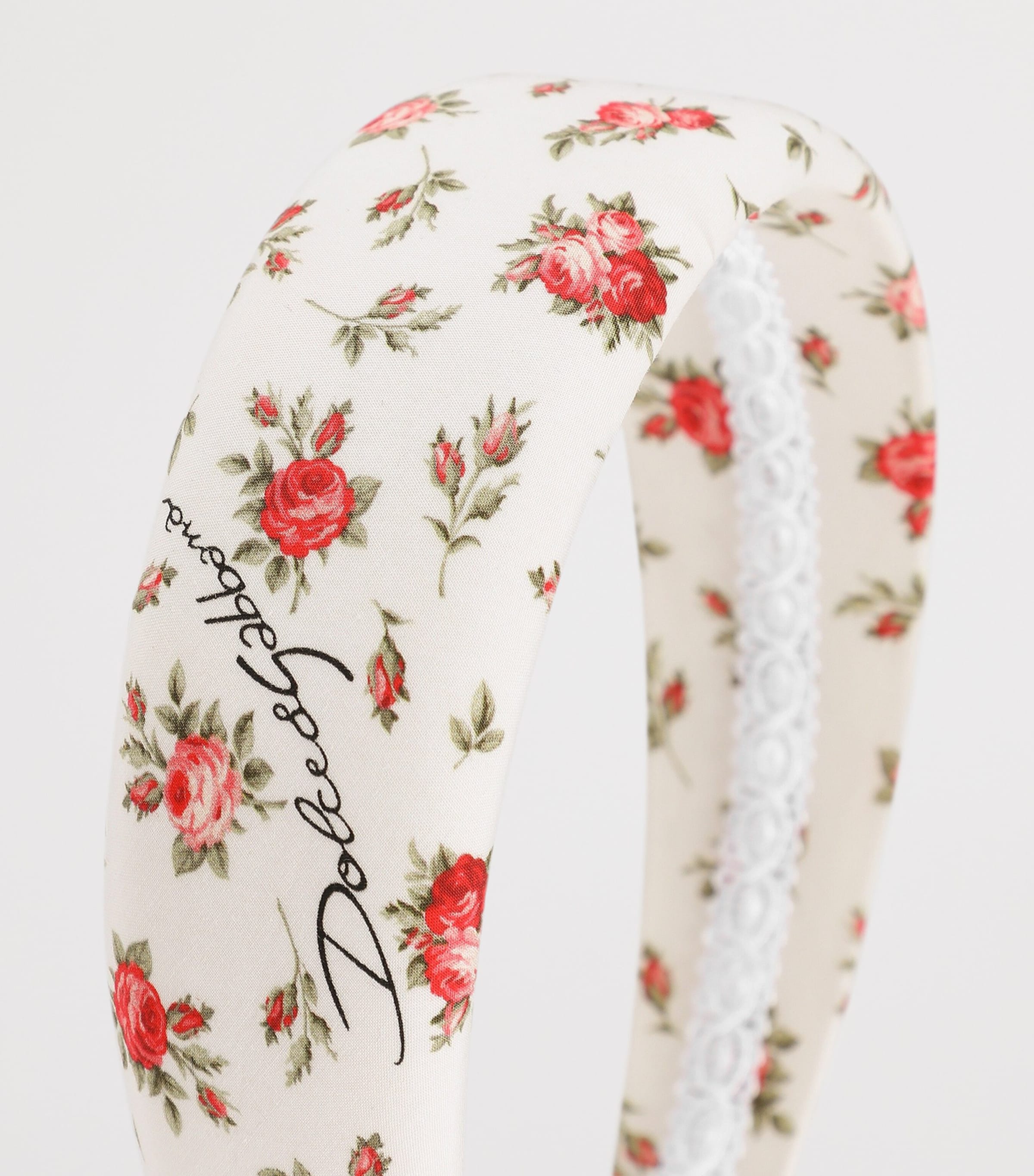 Dolce&Gabbana Kids Cotton Floral Headband Roselline F.bc Image 3
