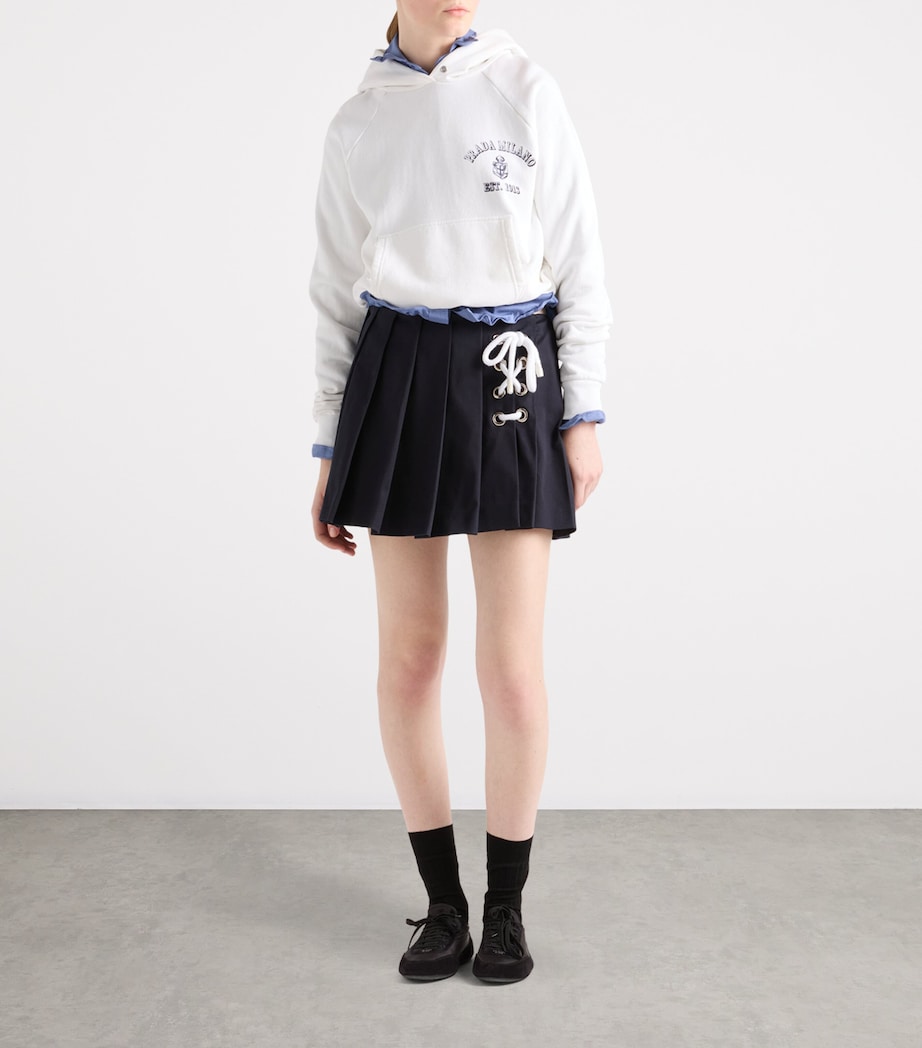 Pleated Mini Skirt F0008 Image 2