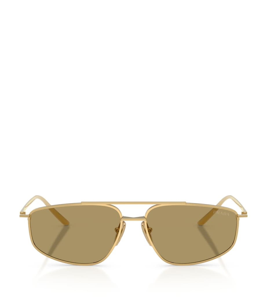 Metal Rectangular Sunglasses 5AK70G Image 1