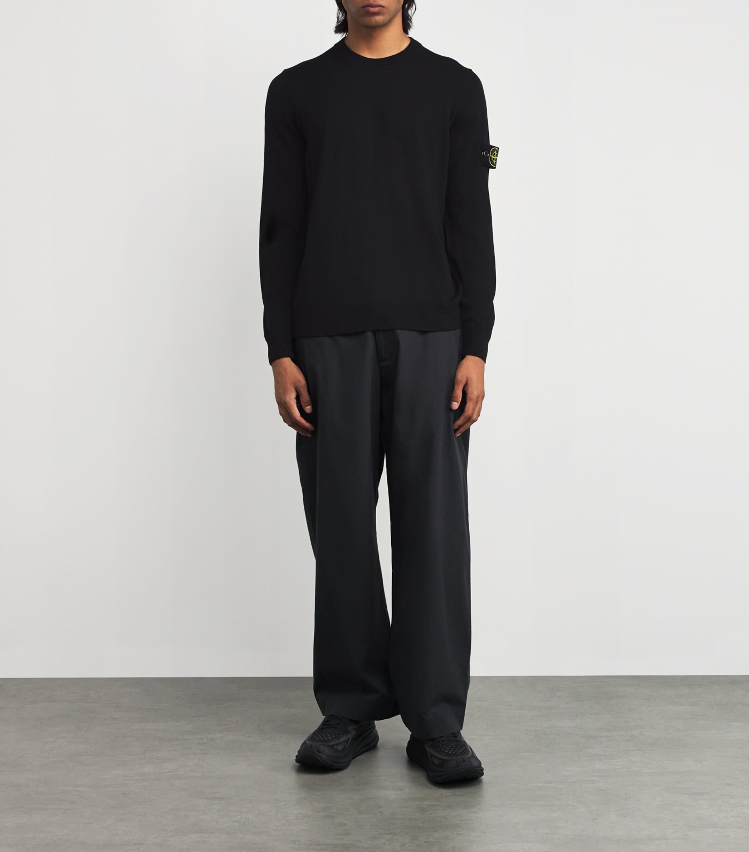 Virgin Wool-Blend Sweater V0029 Image 2