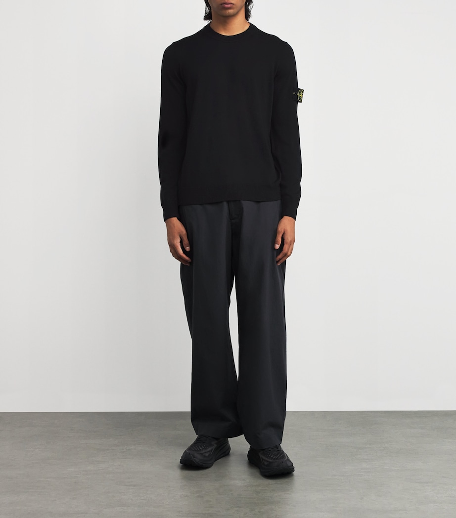 Virgin Wool-Blend Sweater V0029 Image 2