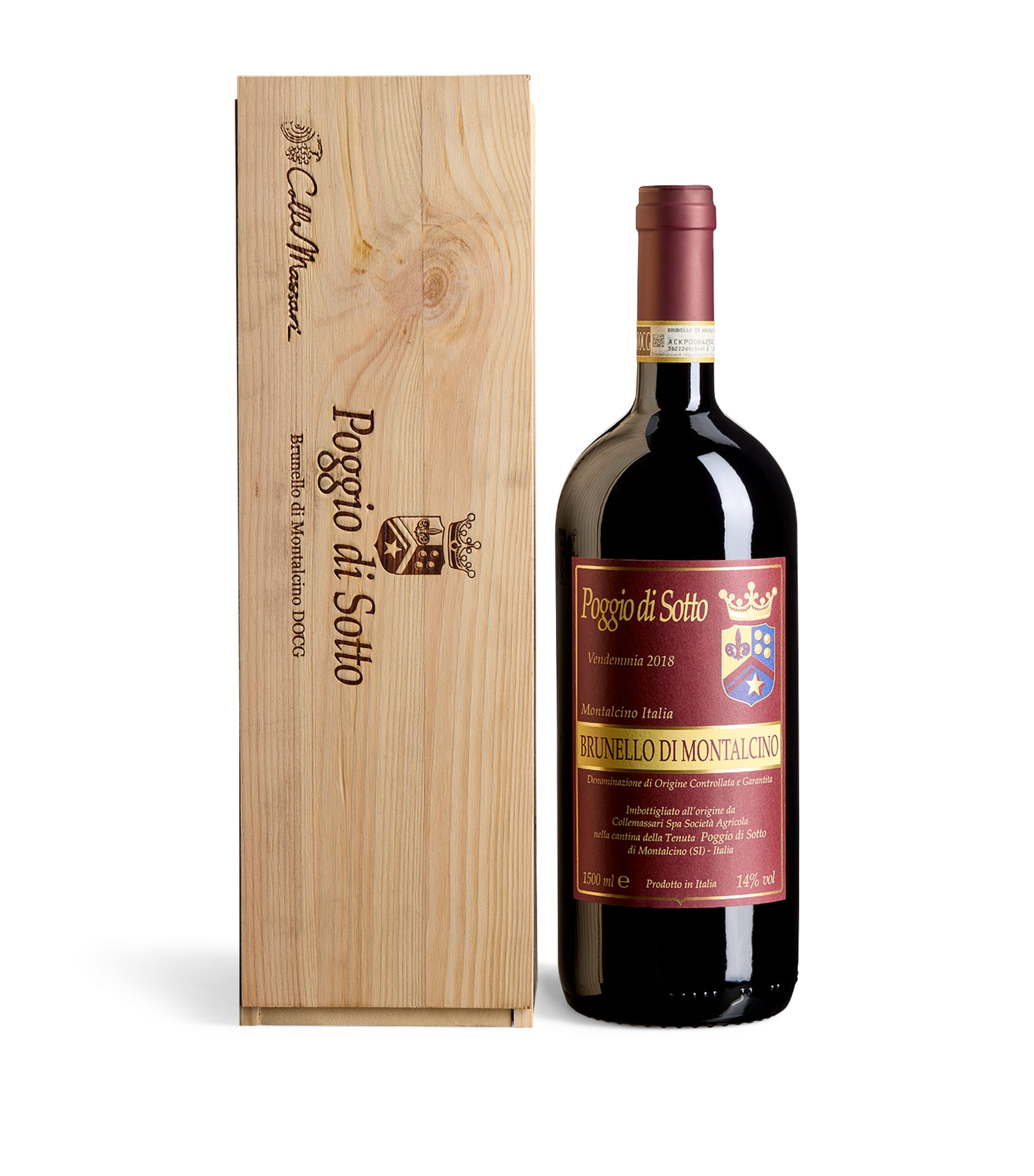 赤ワインPoggio di Sotto 2001 Toscana Brunello di Montalcino Riserva Poggio di Sotto 2018 (1.5L