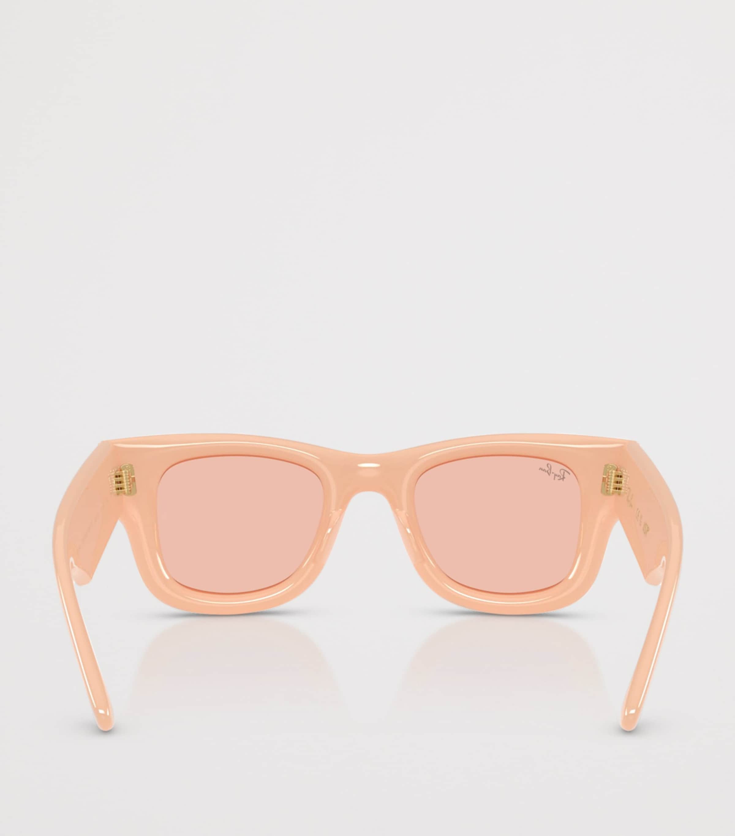 Ray-Ban Wayfarer Puffer Sunglasses Beige Image 4