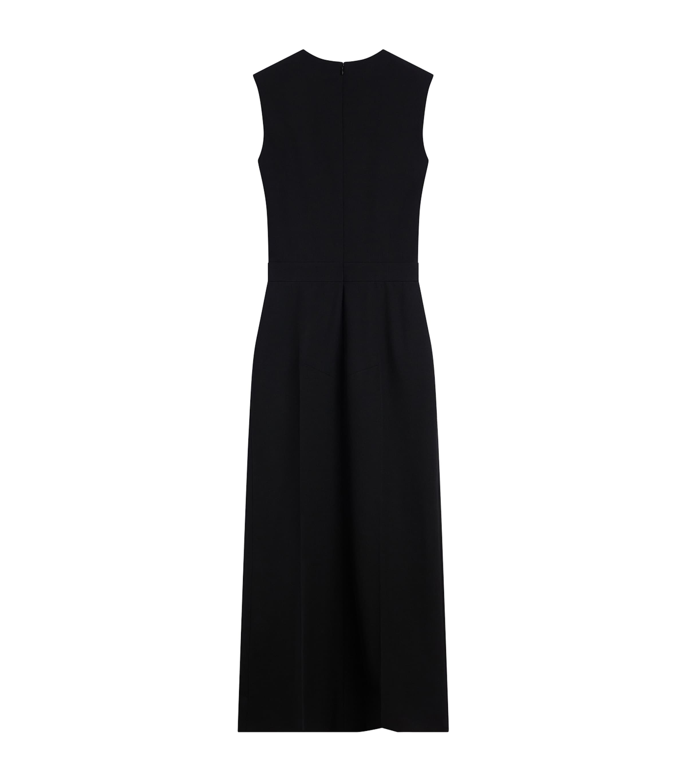Givenchy Womens Wool Sliced Midi Dress Image 4