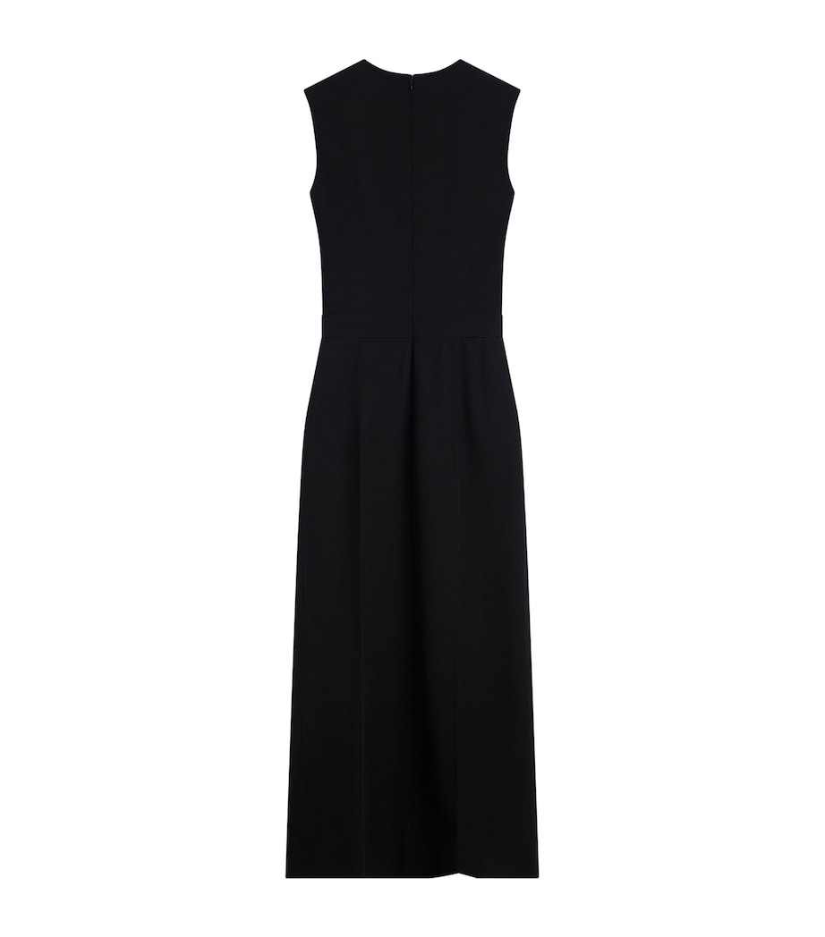 Givenchy Womens Wool Sliced Midi Dress Image 4