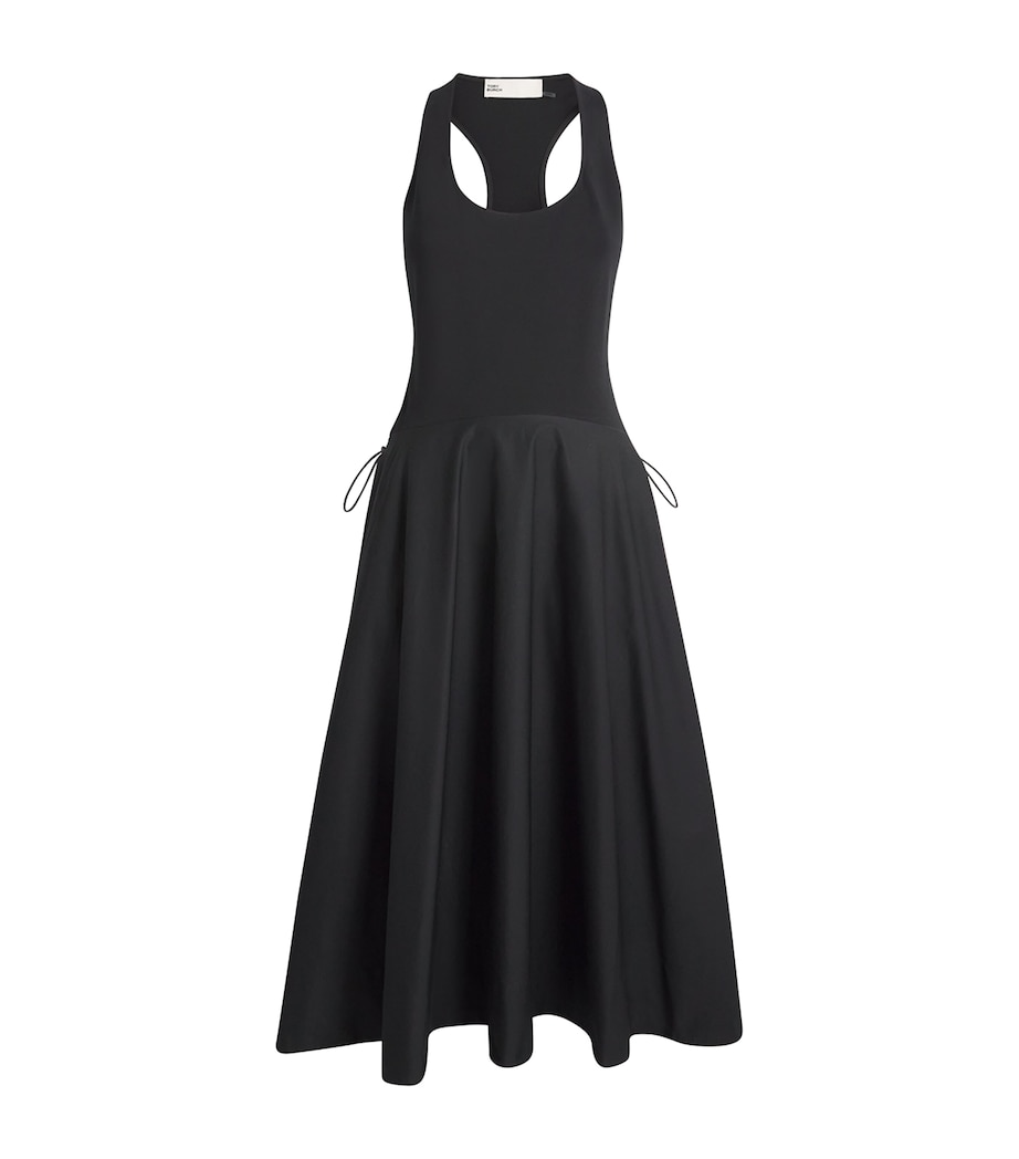 Racerback Tank Midi Dress 001 BLACK Image 1