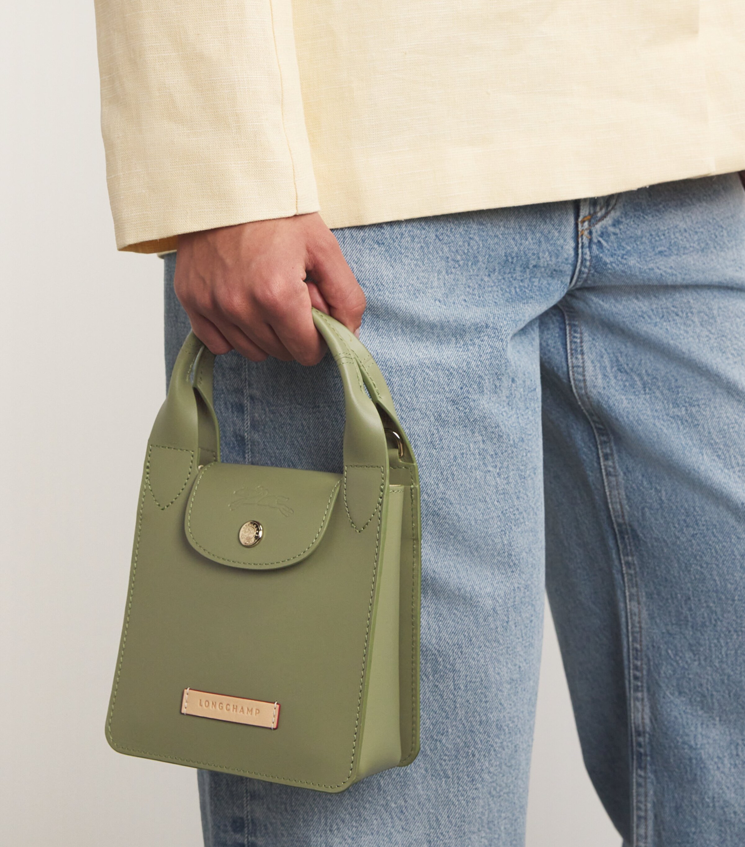 トートバッグ Longchamp Le Pliage Du Jardinier Extra Small Tote Bag Longchamp Extra-Small Leather Le Pliage Du Jardinier Tote