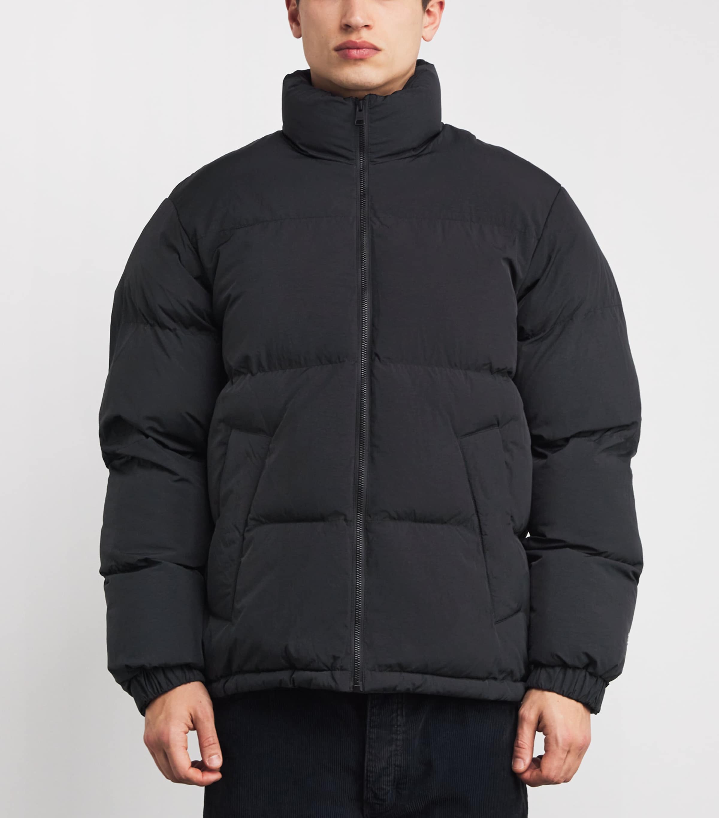 Padded Puffer Jacket BLACK Image 3