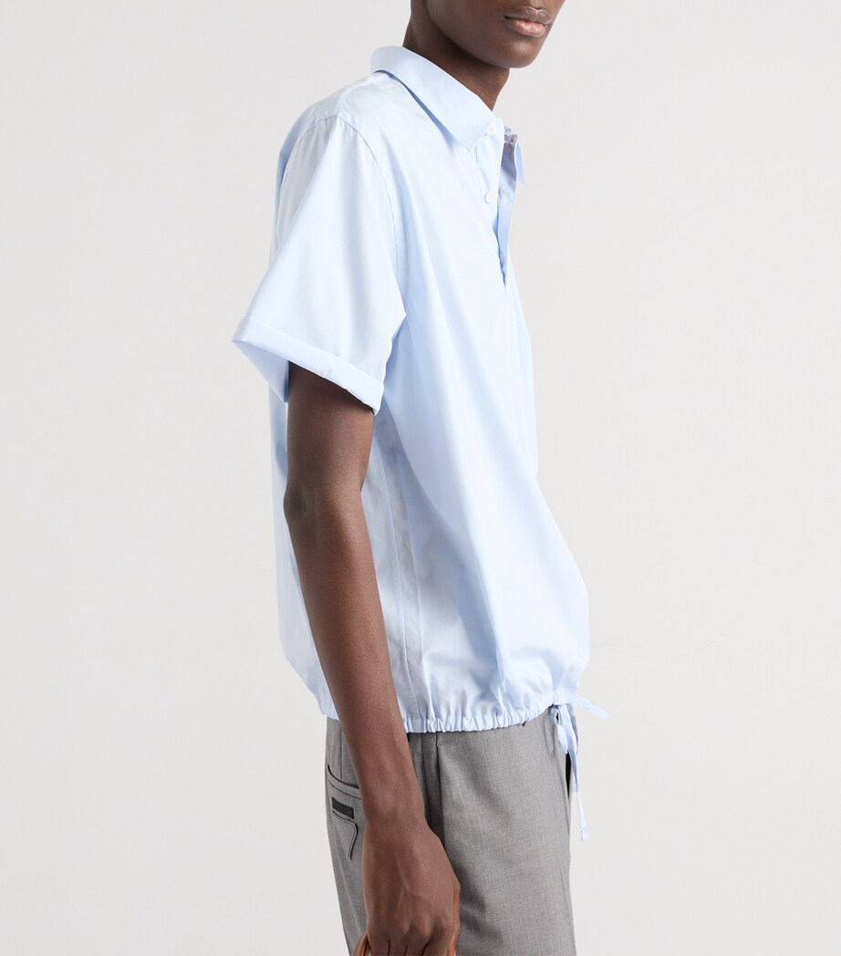 Tie-Detail Polo Shirt F0AHQ Image 4