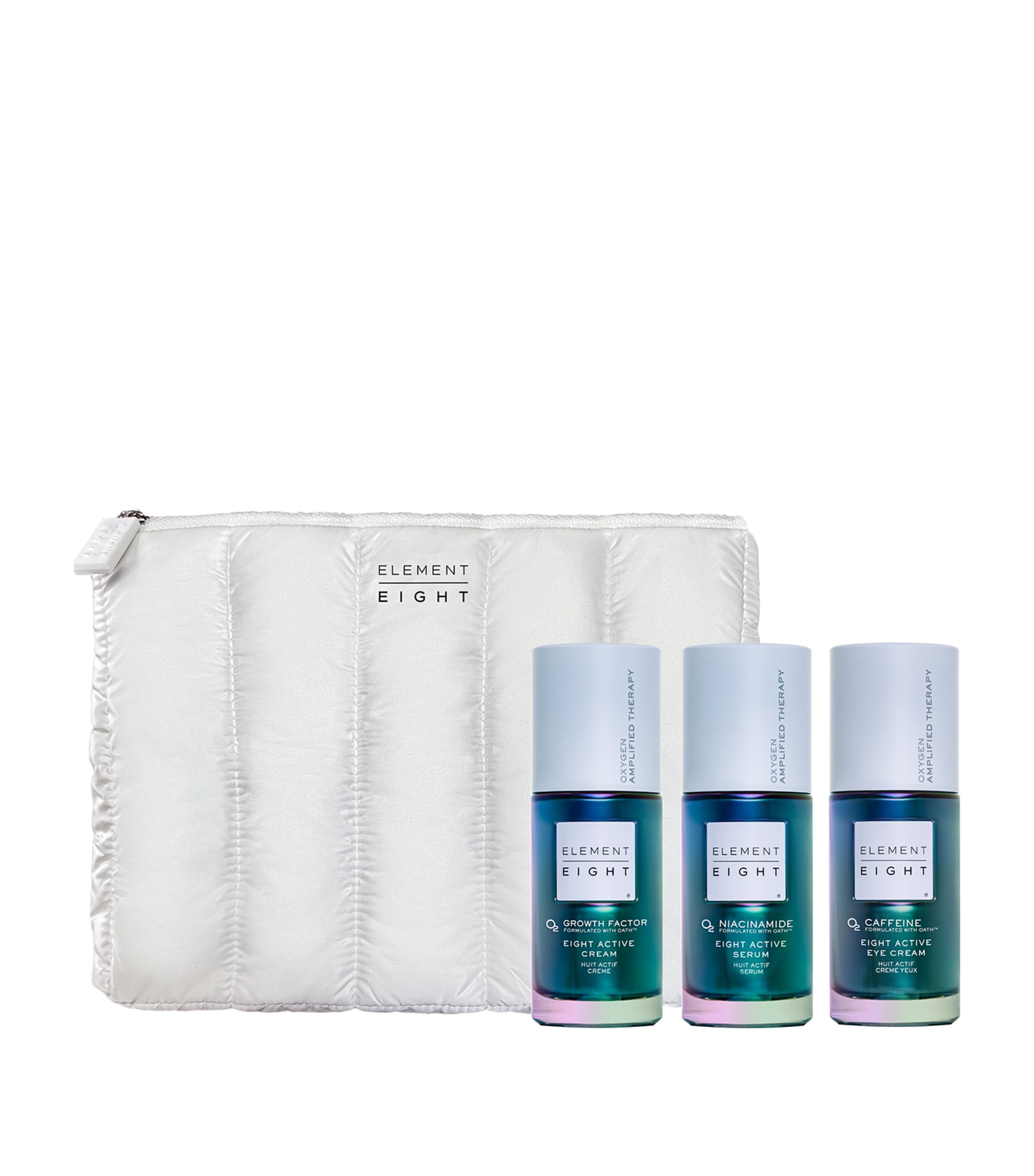 Element Eight O2 Eight Active Discovery Routine Set | Skincare | Moisturisers | Day Creams | Face Serums | Eye Creams | Beauty Exclusives