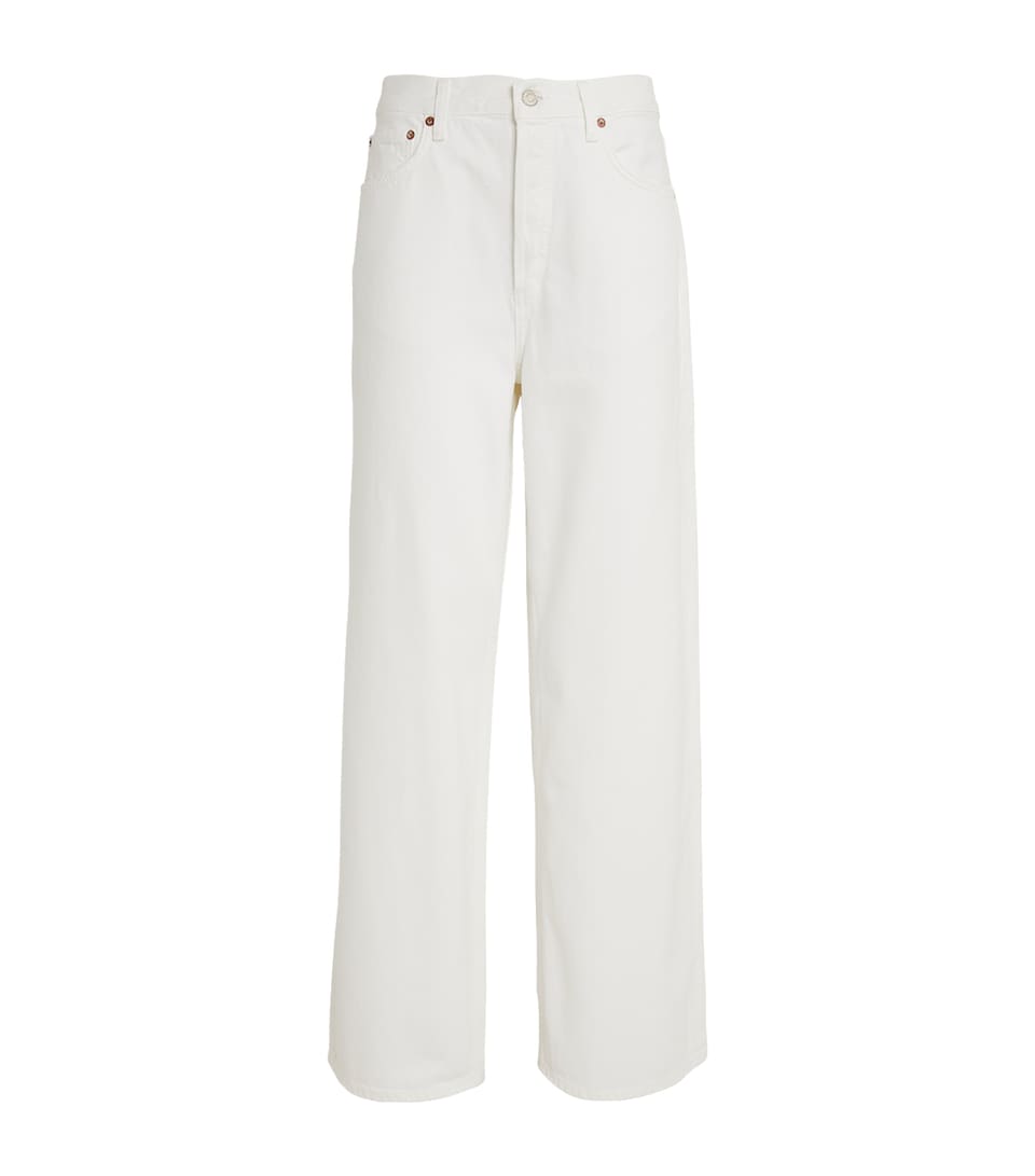 AGOLDE The Low-Slung Baggy Jeans Mshak Milkshake