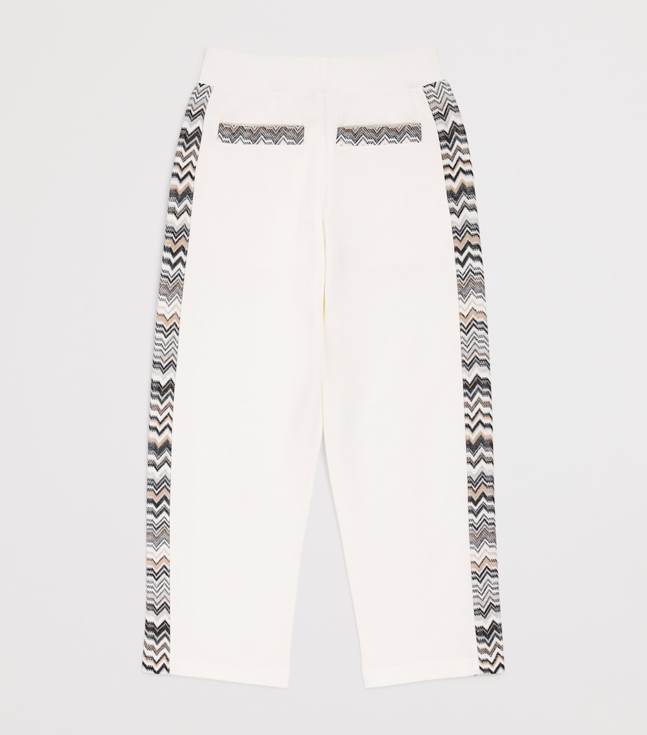 Missoni Kids Cotton Zigzag-Trim Sweatpants (4-14 Years) Image 2