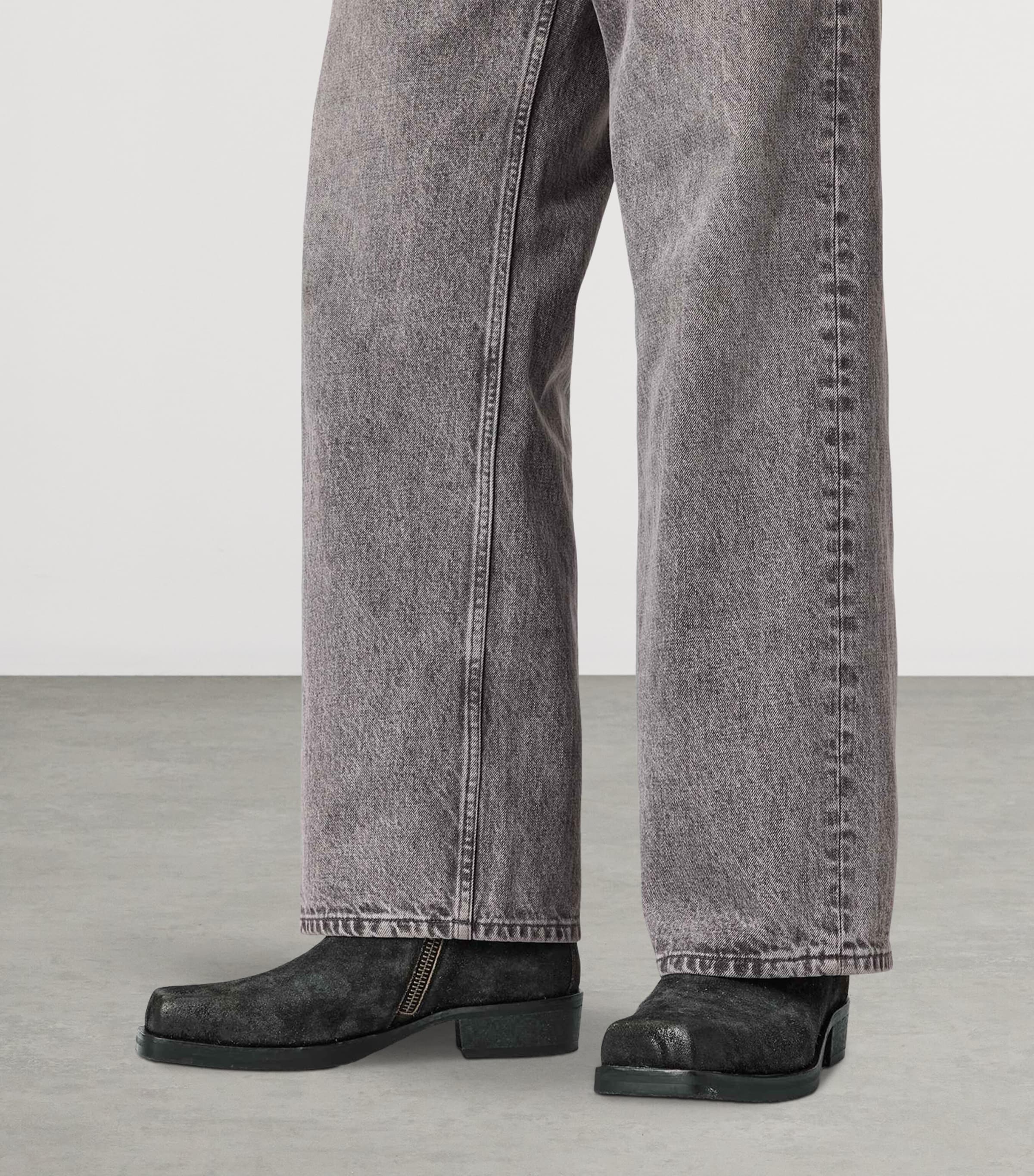 Suede Orla Ankle Boots CHARCOAL GREY Image 2