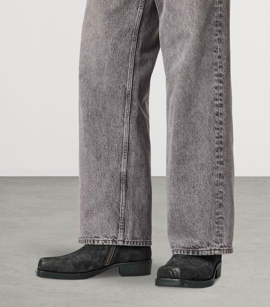 Suede Orla Ankle Boots CHARCOAL GREY Image 2