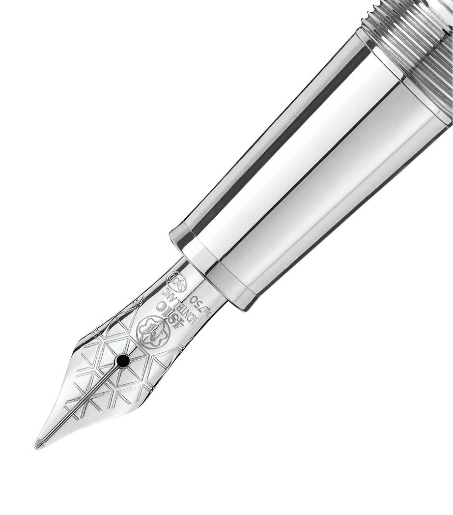 Montblanc Meisterstück Solitaire Blue Hour Classique Fountain Pen Image 4