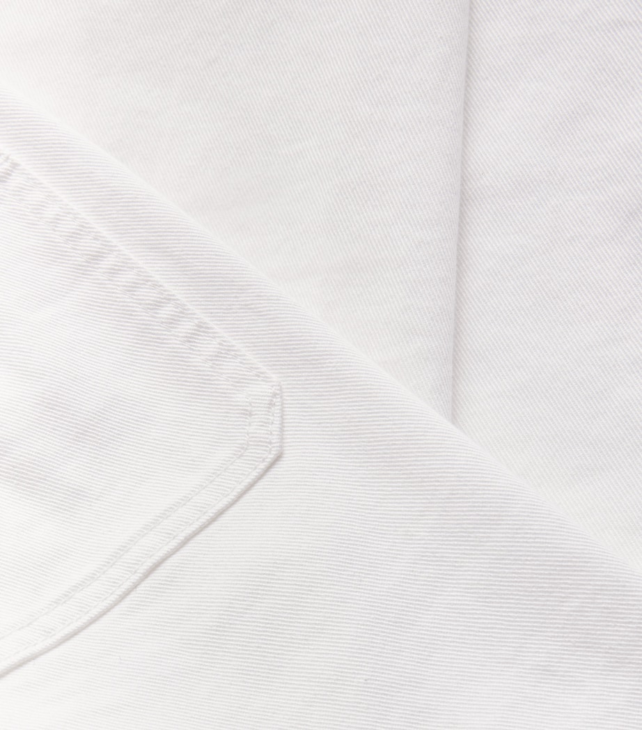 Stretch Cotton Twill Wide-Leg Trousers NEVIS Image 5