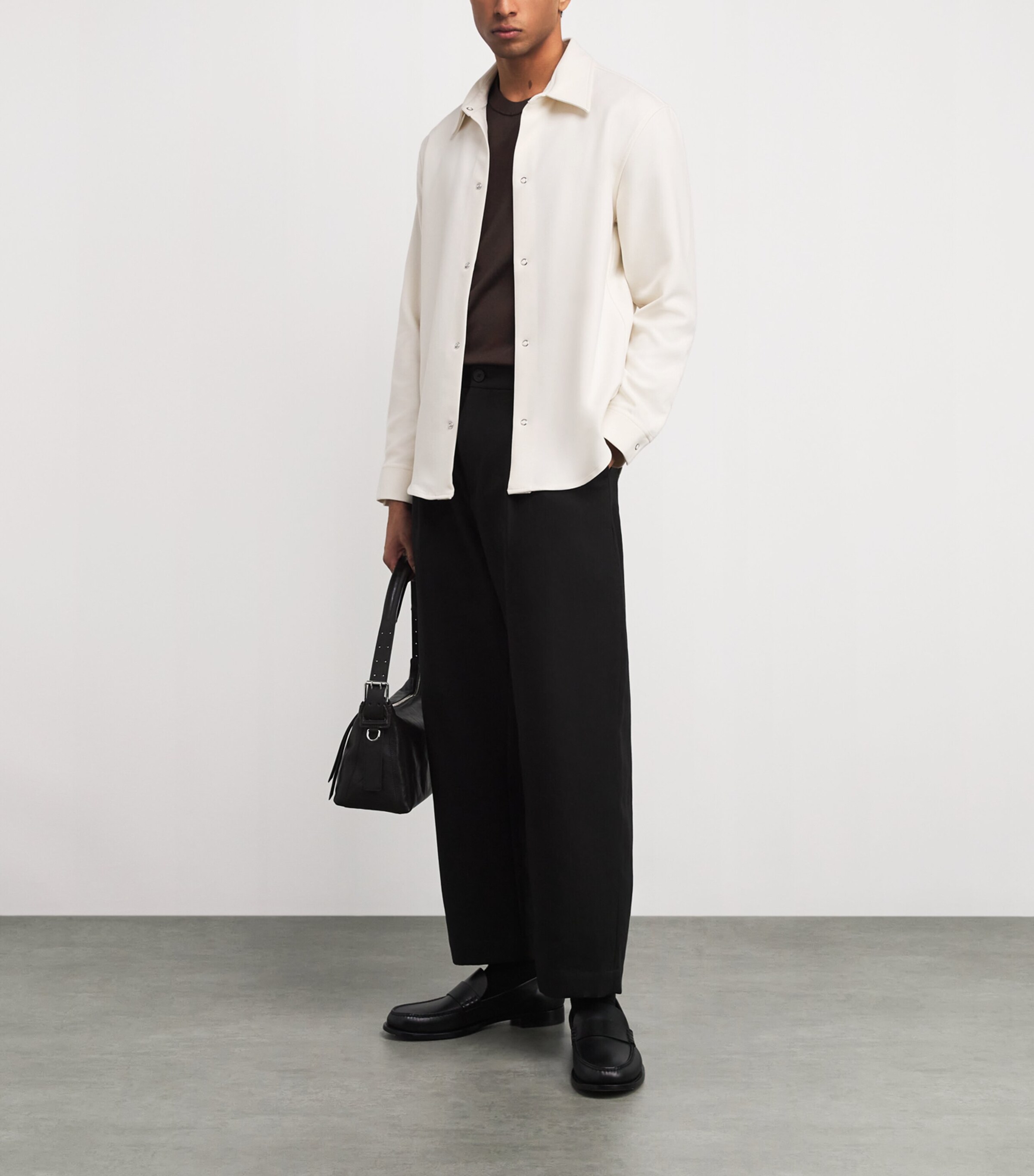 Fleece Long-Sleeve Shirt ECRU Image 2