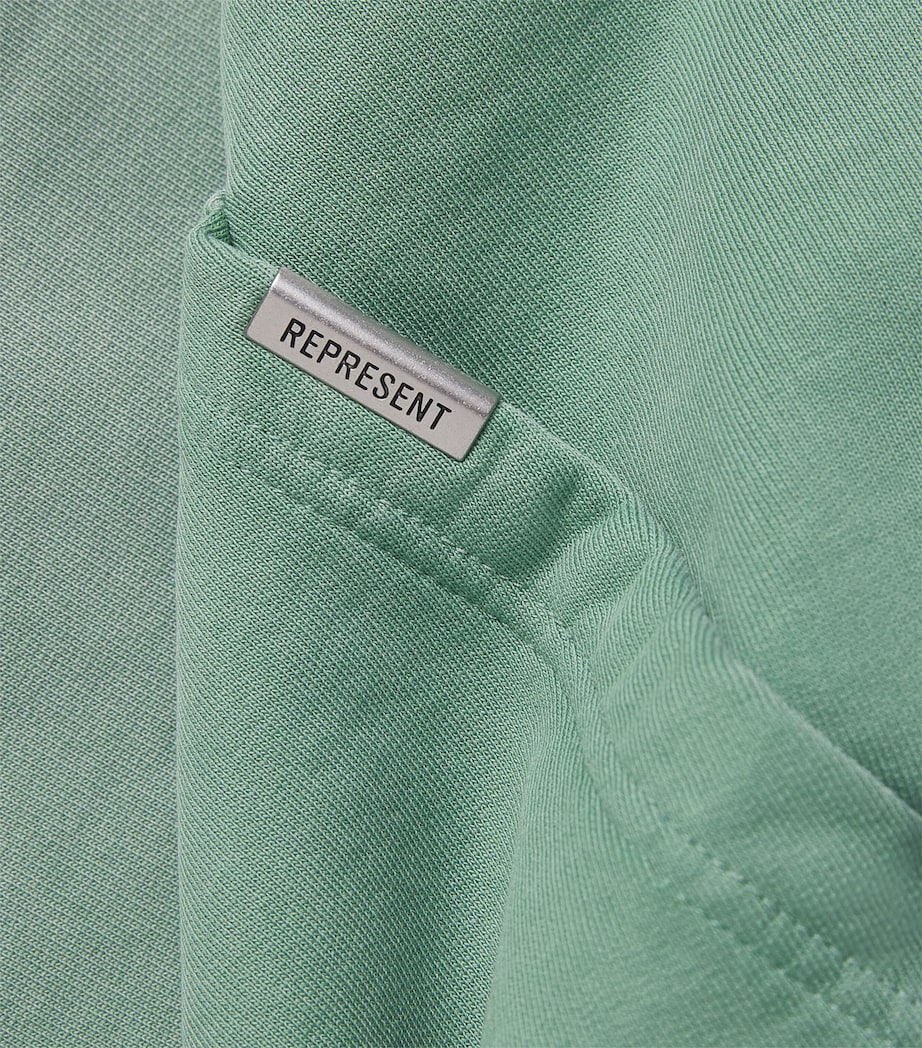 Represent Mens Owners Club Hoodie Washed Aloe Image 6