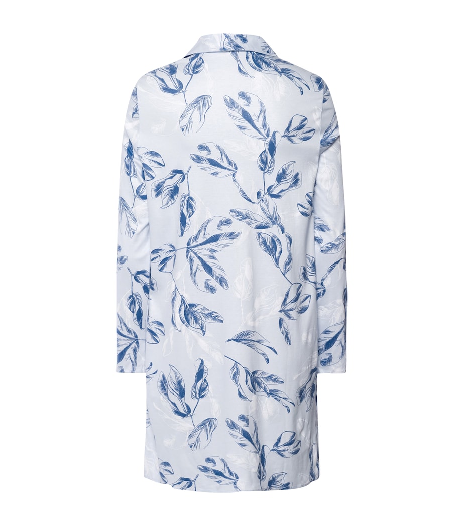 Cotton Garden Print Nightdress FROSTY GARDEN Image 2