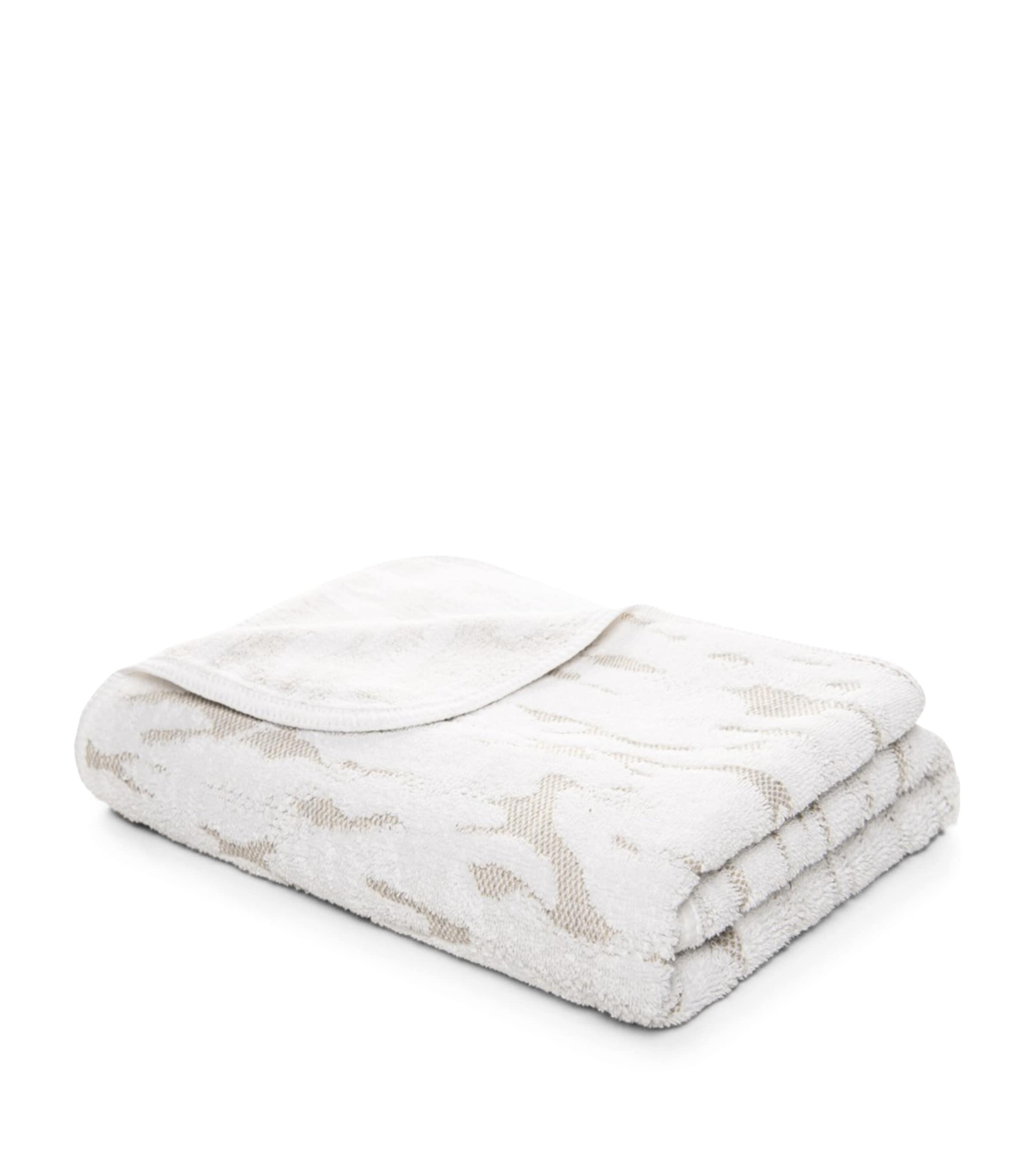 Stratus Bath Sheet (95cm x 150cm) WHITE Image 6