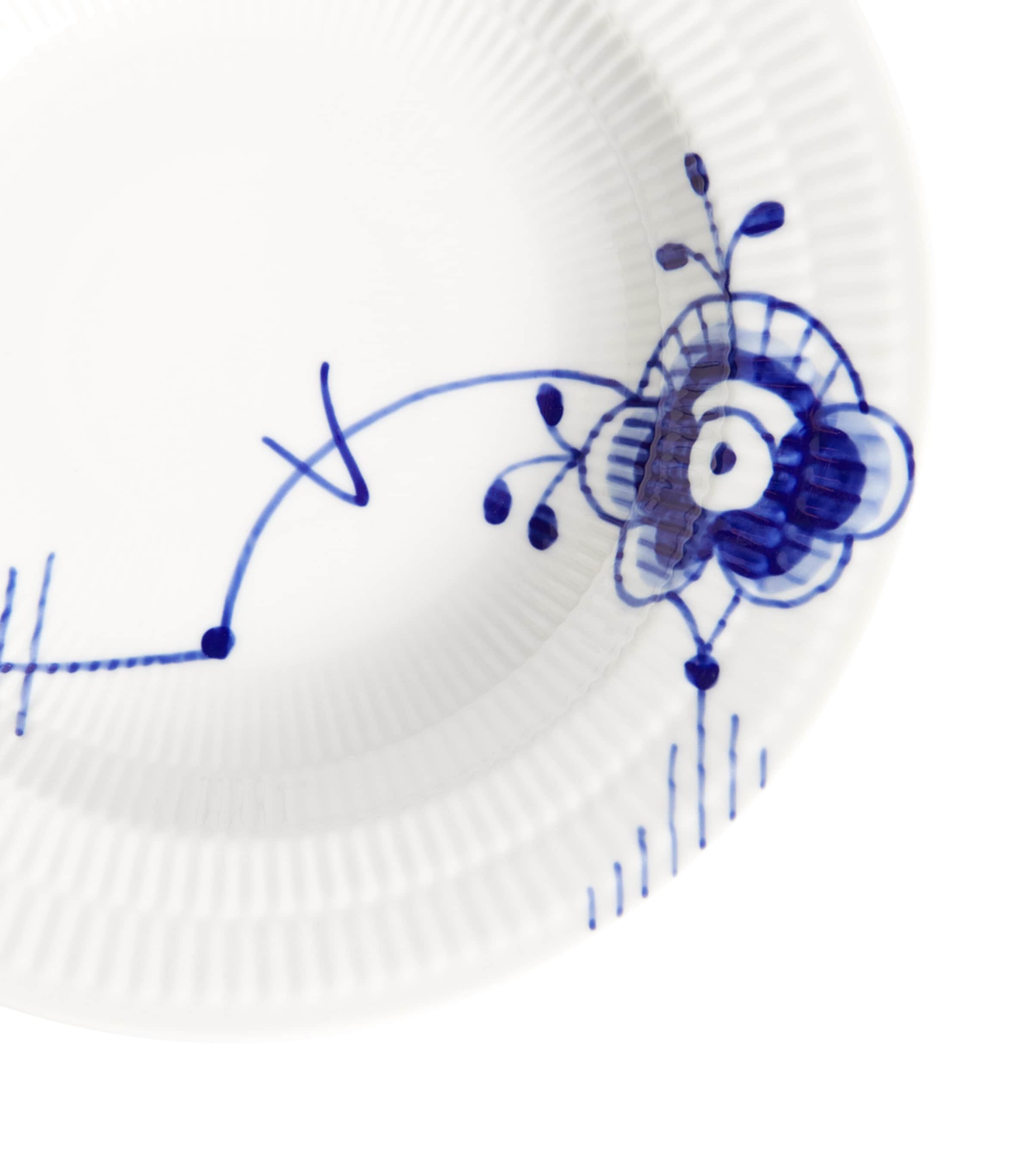 Blue Fluted Mega Deep Plate (21cm) BLUE Image 4