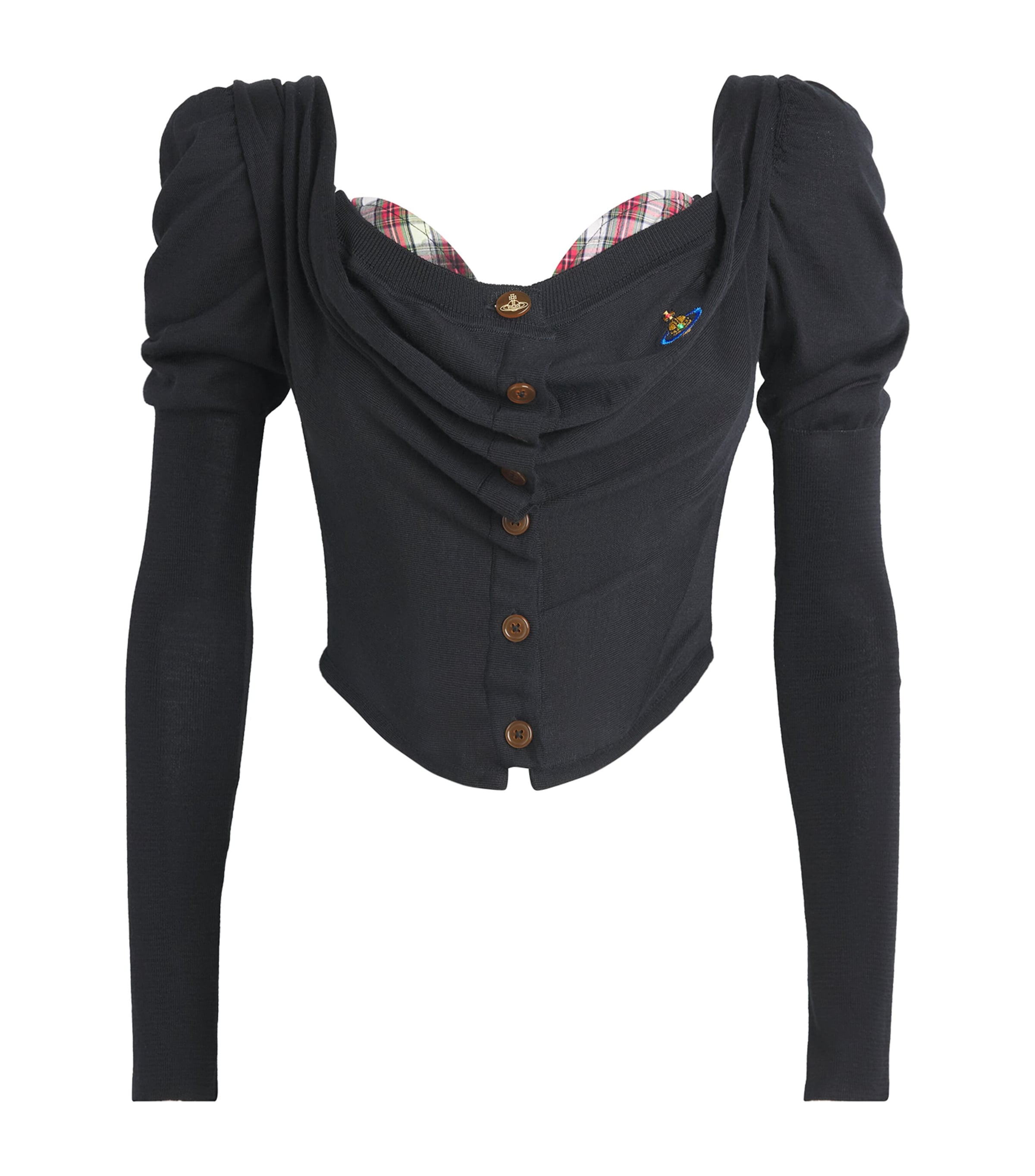 Bea Corset Cardigan BLACK Image 1