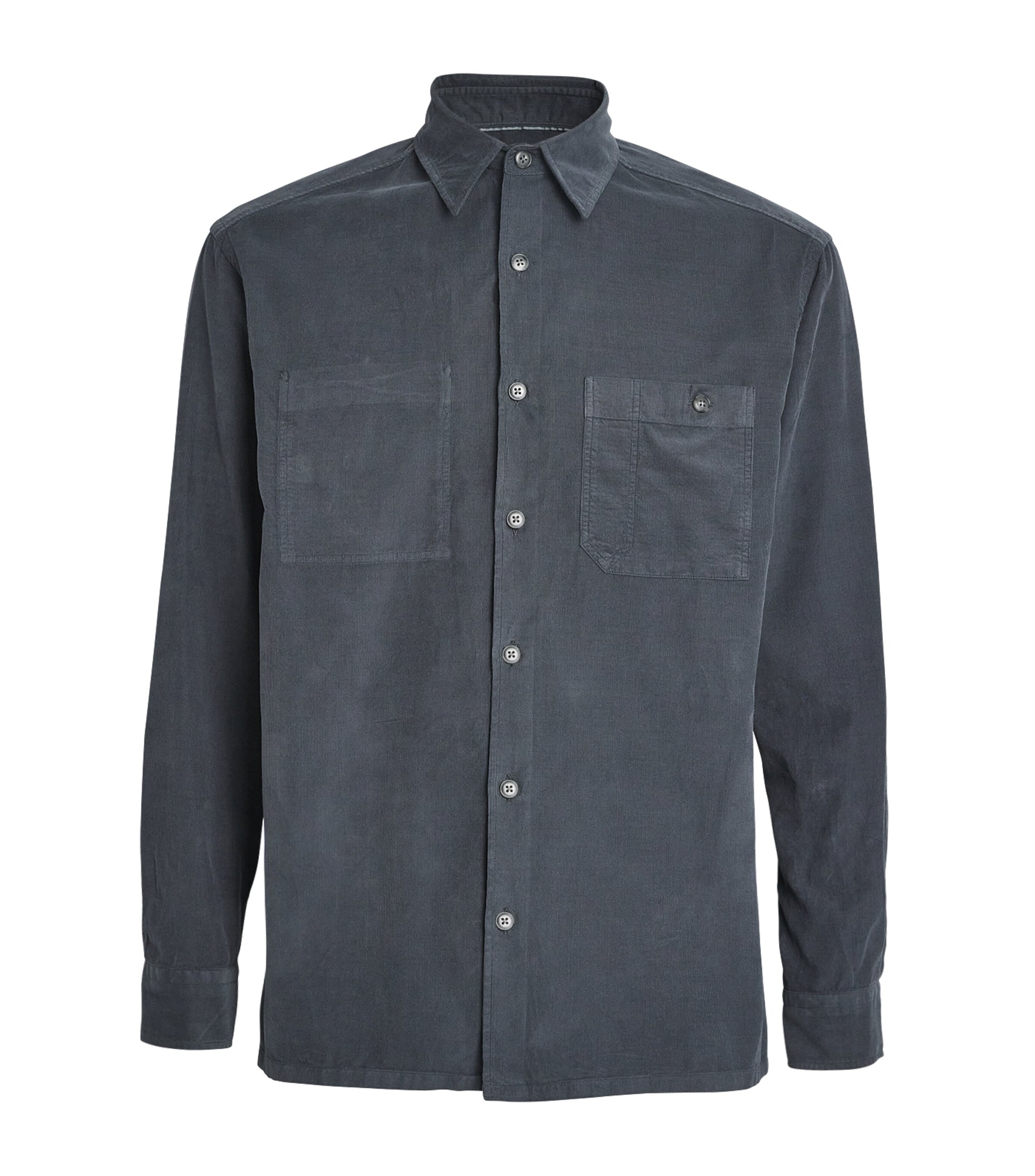 Canali Mens Cotton Twin-Pocket Shirt Image 1