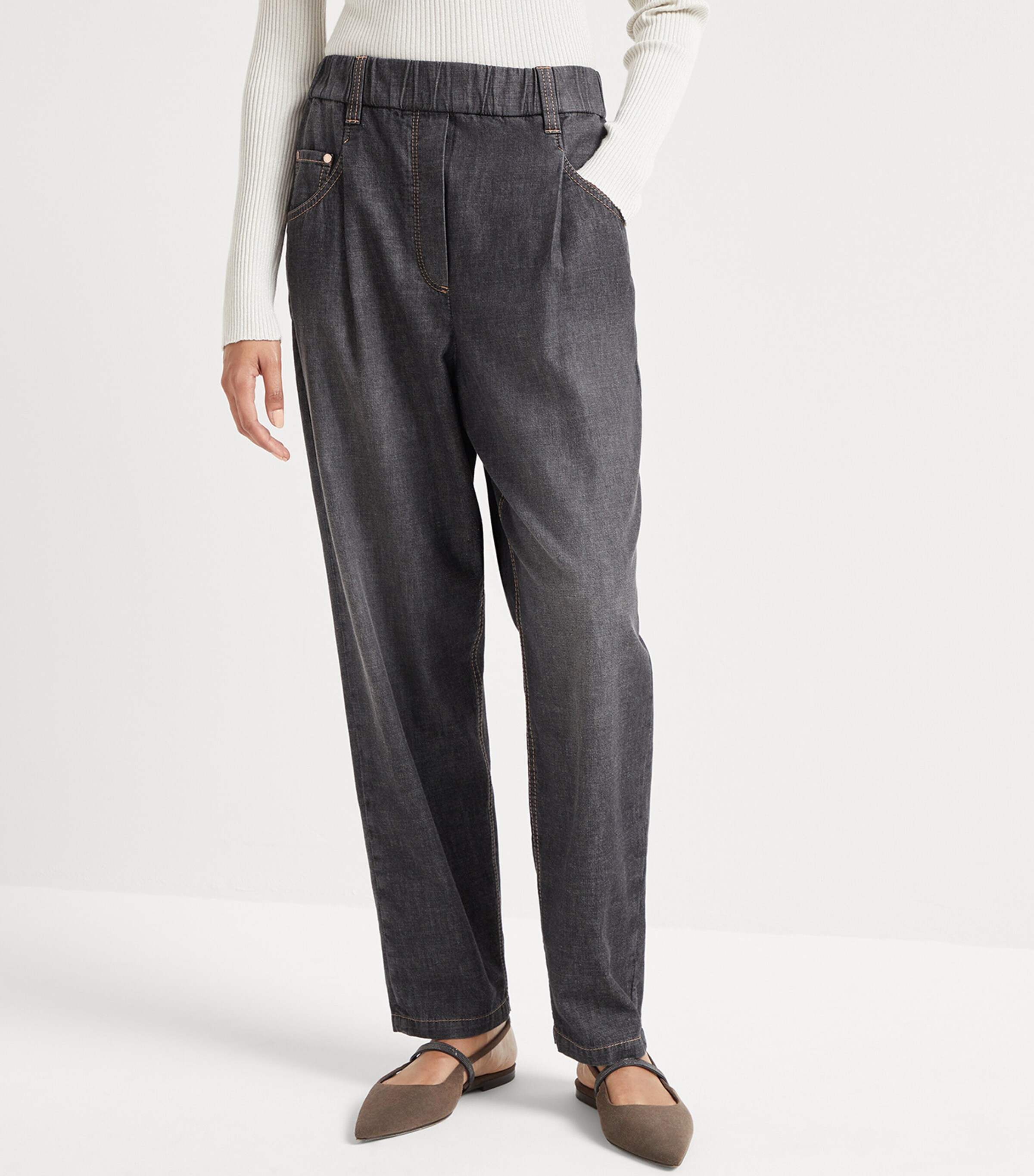 Denim Trousers C8972 Image 3