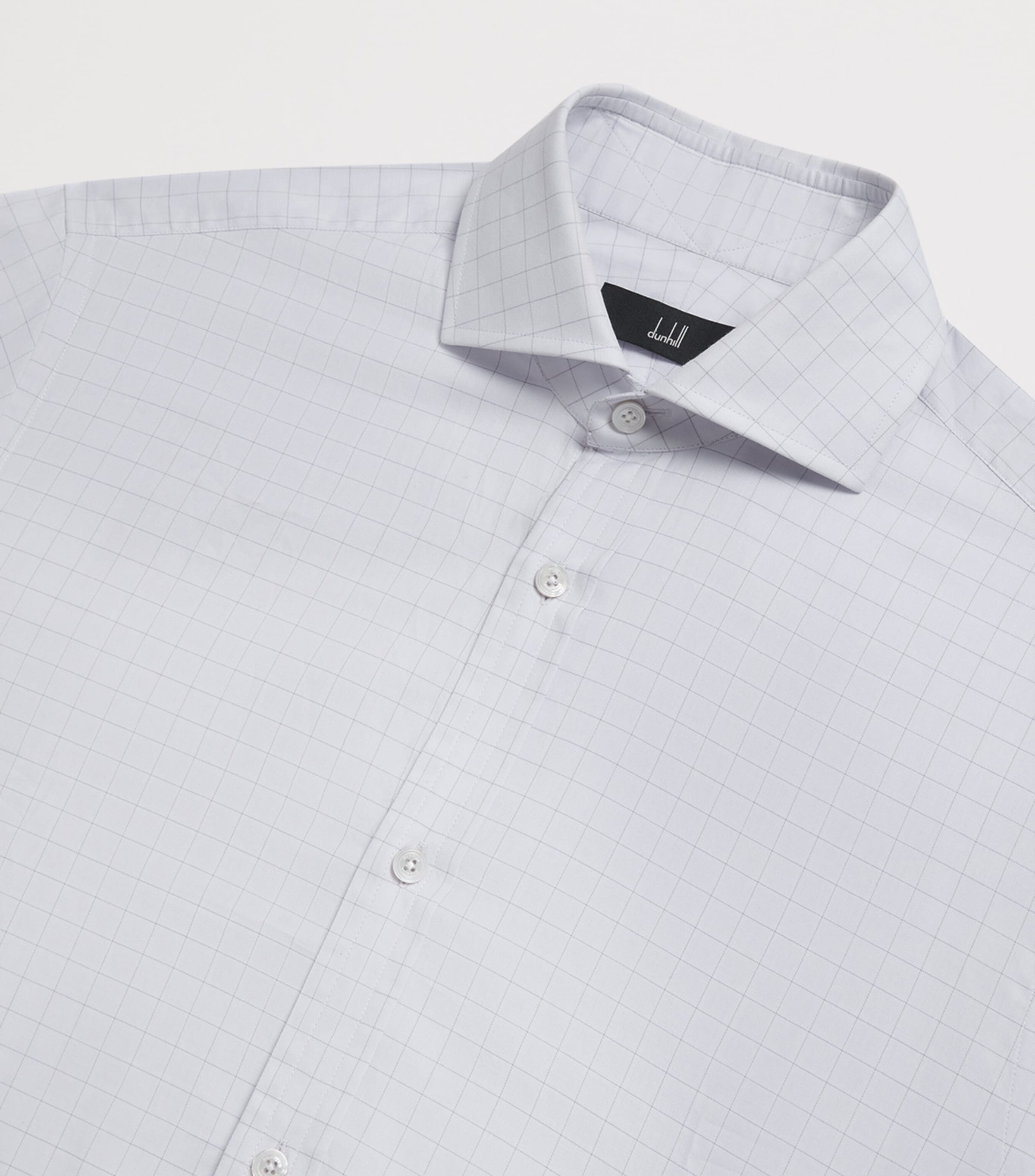 Cotton Tattersall Check Shirt 531LAVENDER Image 5