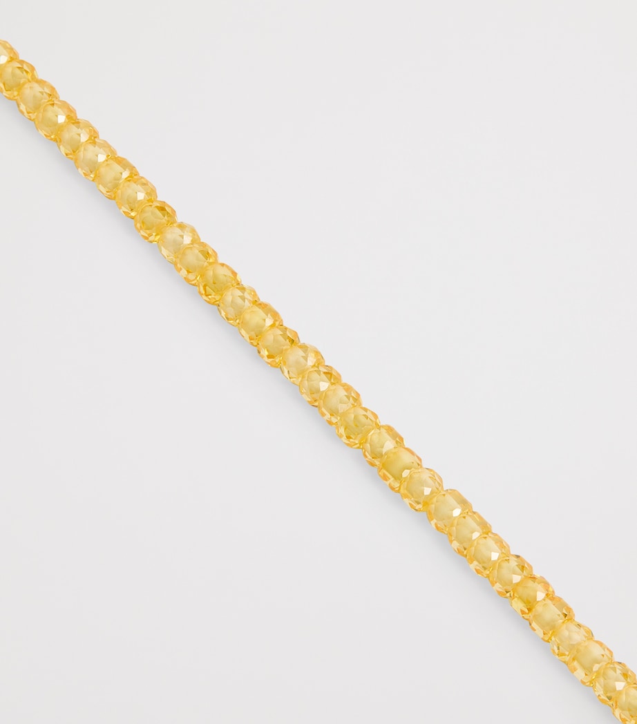 Gold-Plated Tan Line Bracelet CITRUS Image 3