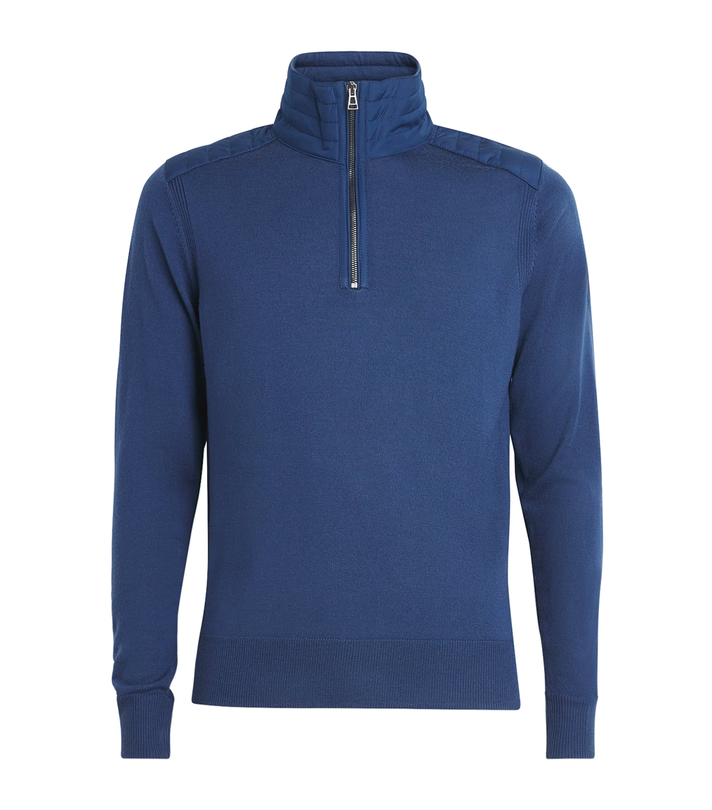 Belstaff Wool Kilmington Quarter-Zip Sweater | Men Clothing | Sweatshirts & Hoodies | Designers | Belstaff