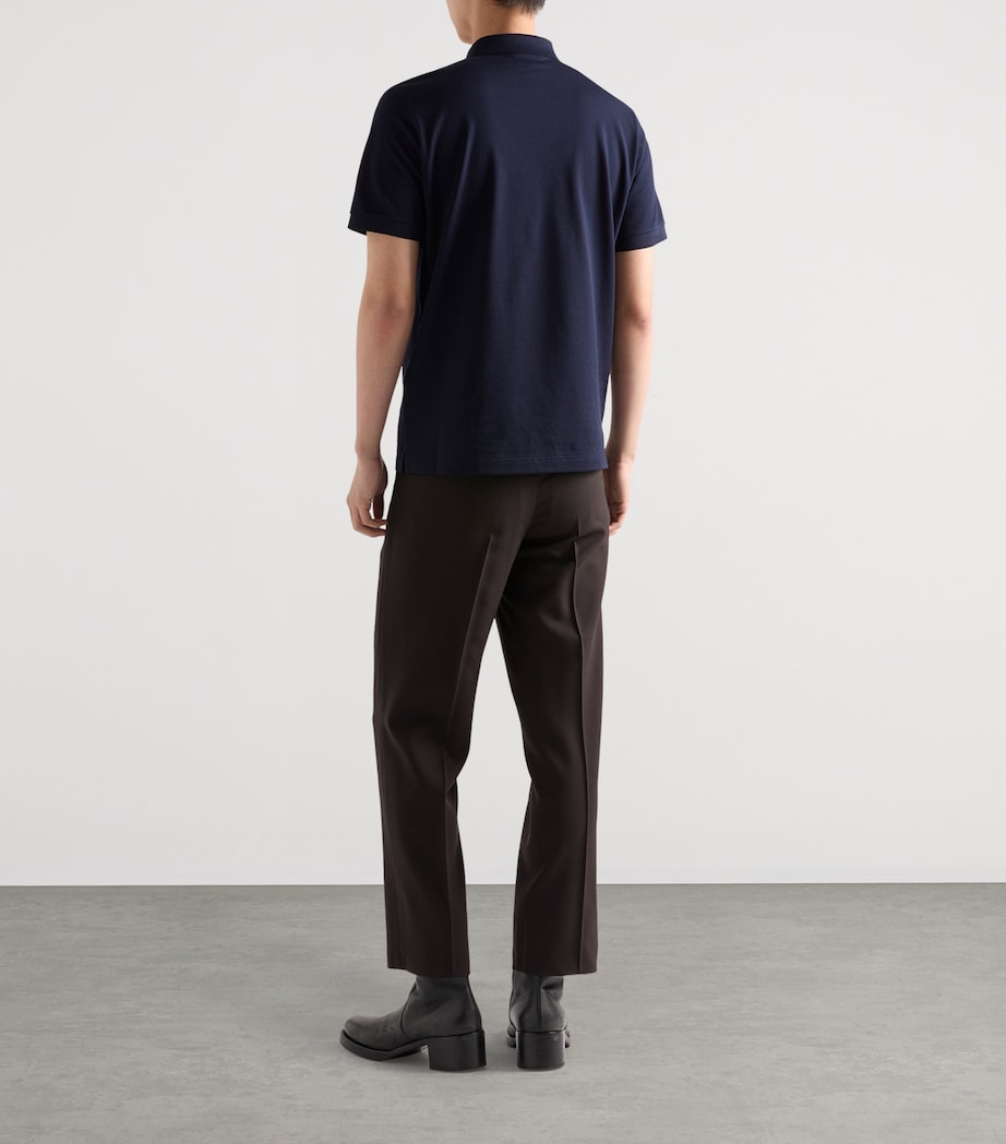 Cotton Piqué Polo Shirt F0124 Image 5