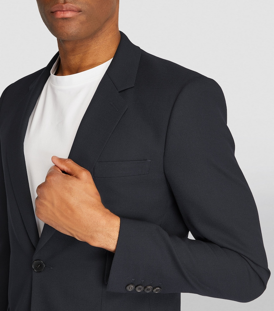 Wool Suit Jacket NAVY BLUE Image 6