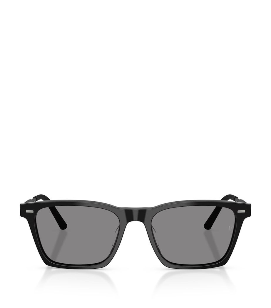 Oliver Peoples R-19 Pillow Sunglasses Black Image 1
