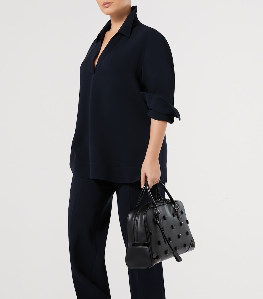 V-Neck Zama Blouse MIDNIGHTBLUE Image 4