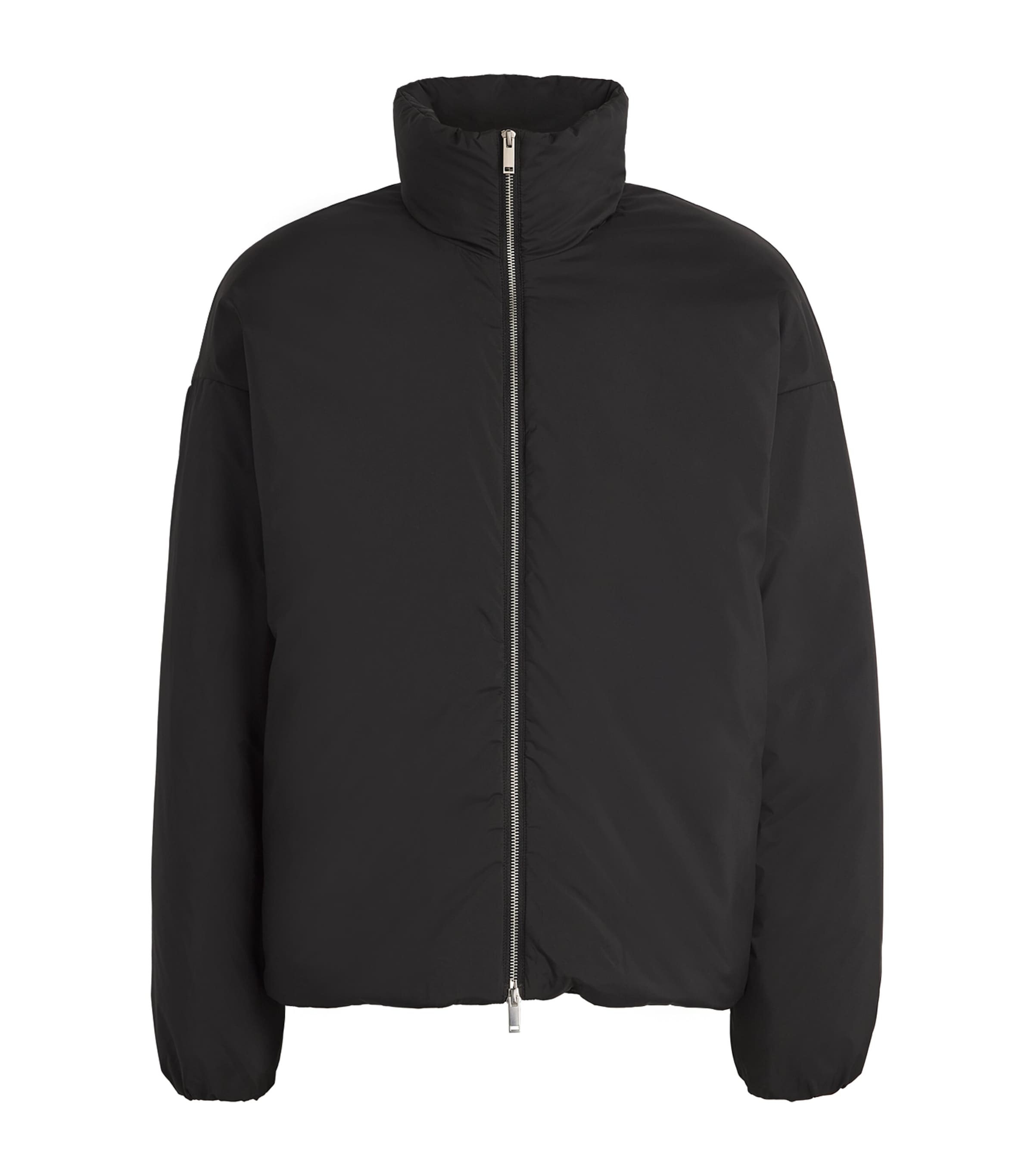 Shop Studio Nicholson Goose Down Puffer Coat In Black