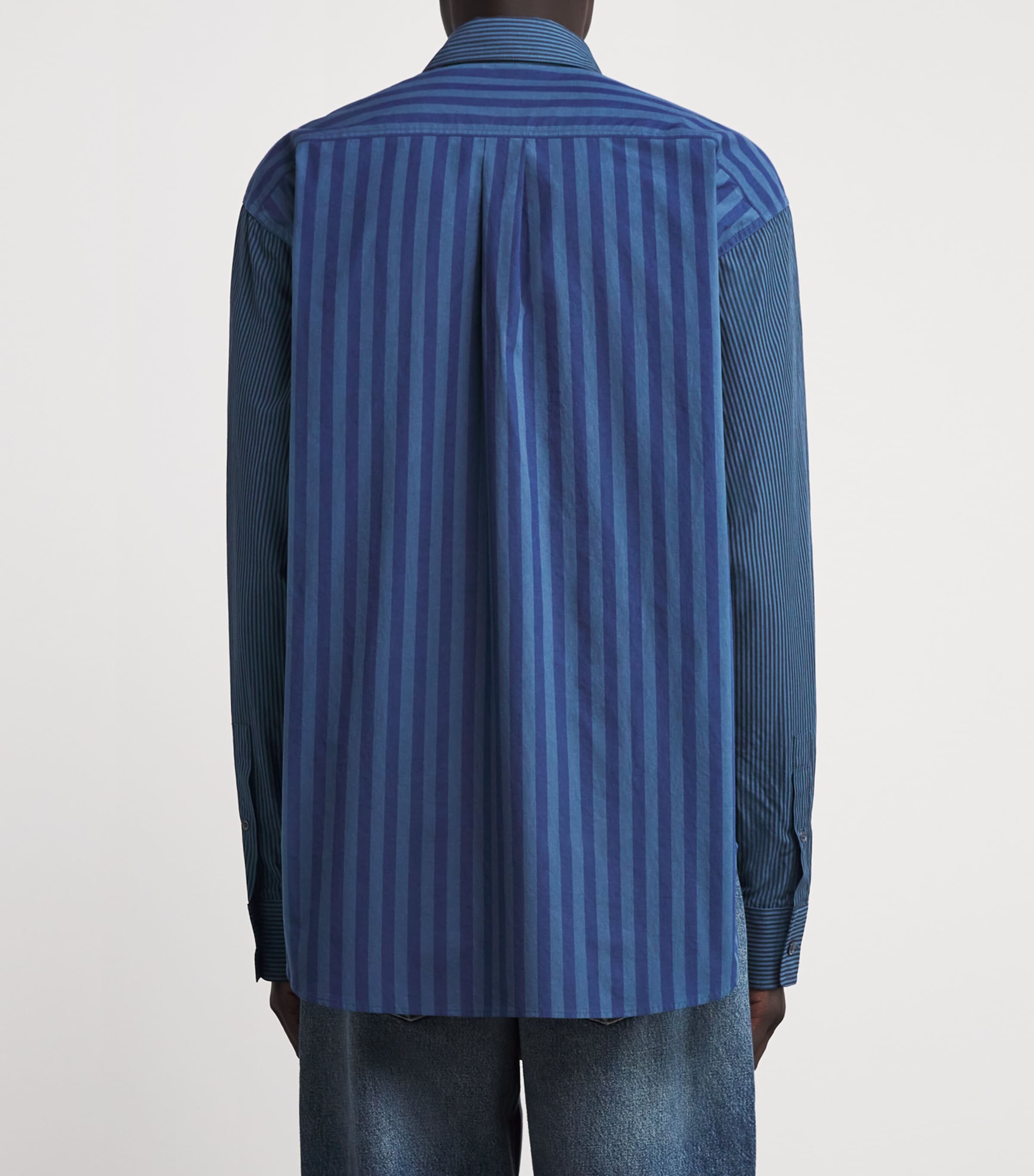 JW Anderson Cotton Patchwork Stripe Shirt | Men Clothing | Shirts | Casual Shirts | Designers | JW Anderson JW Anderson Cotton Patchwork Stripe Shirt | Men Clothing | Shirts | Casual Shirts | Designers | JW Anderson