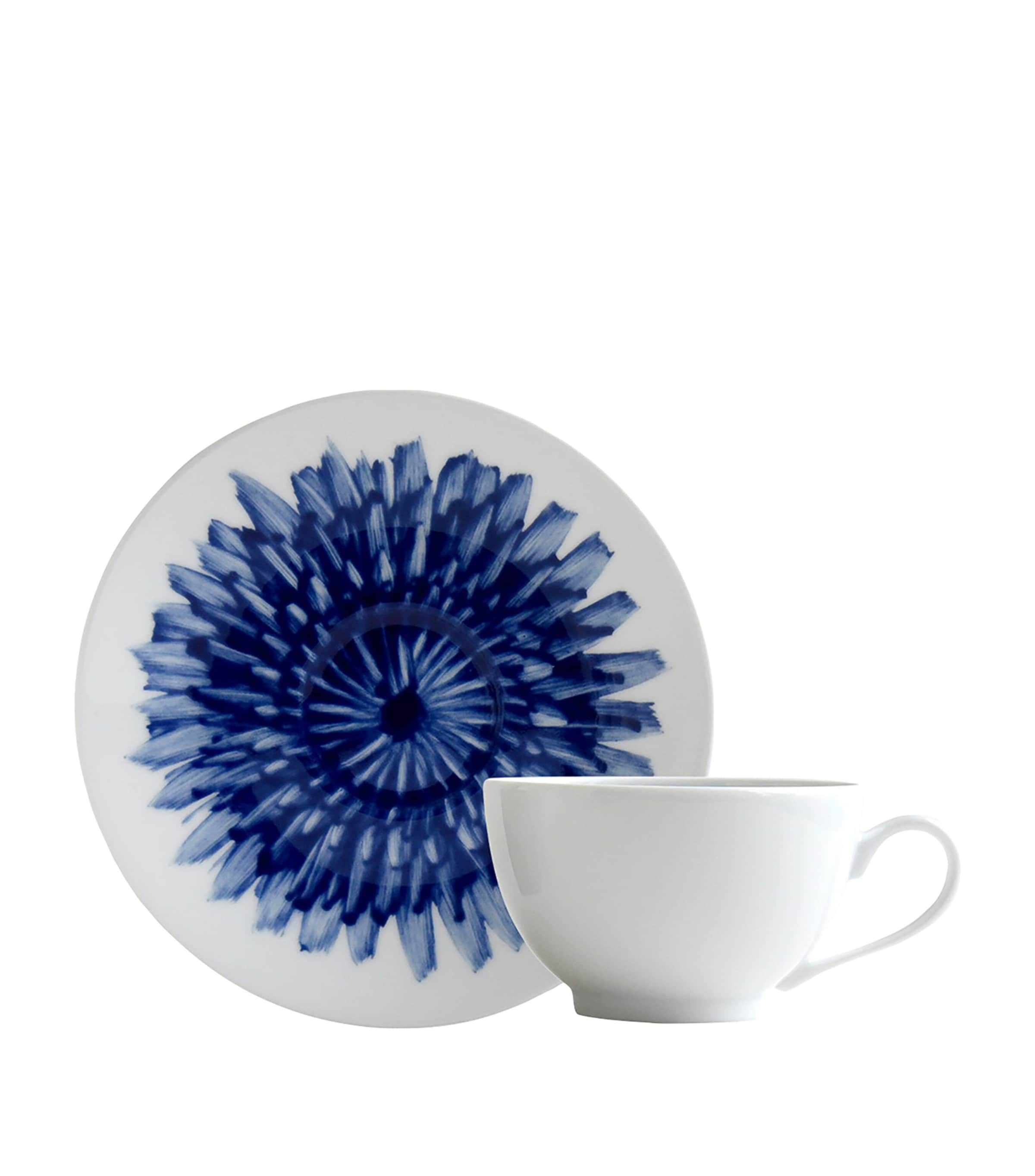 BERNARDAUD IN BLOOM TEA CUP AND SAUCER 