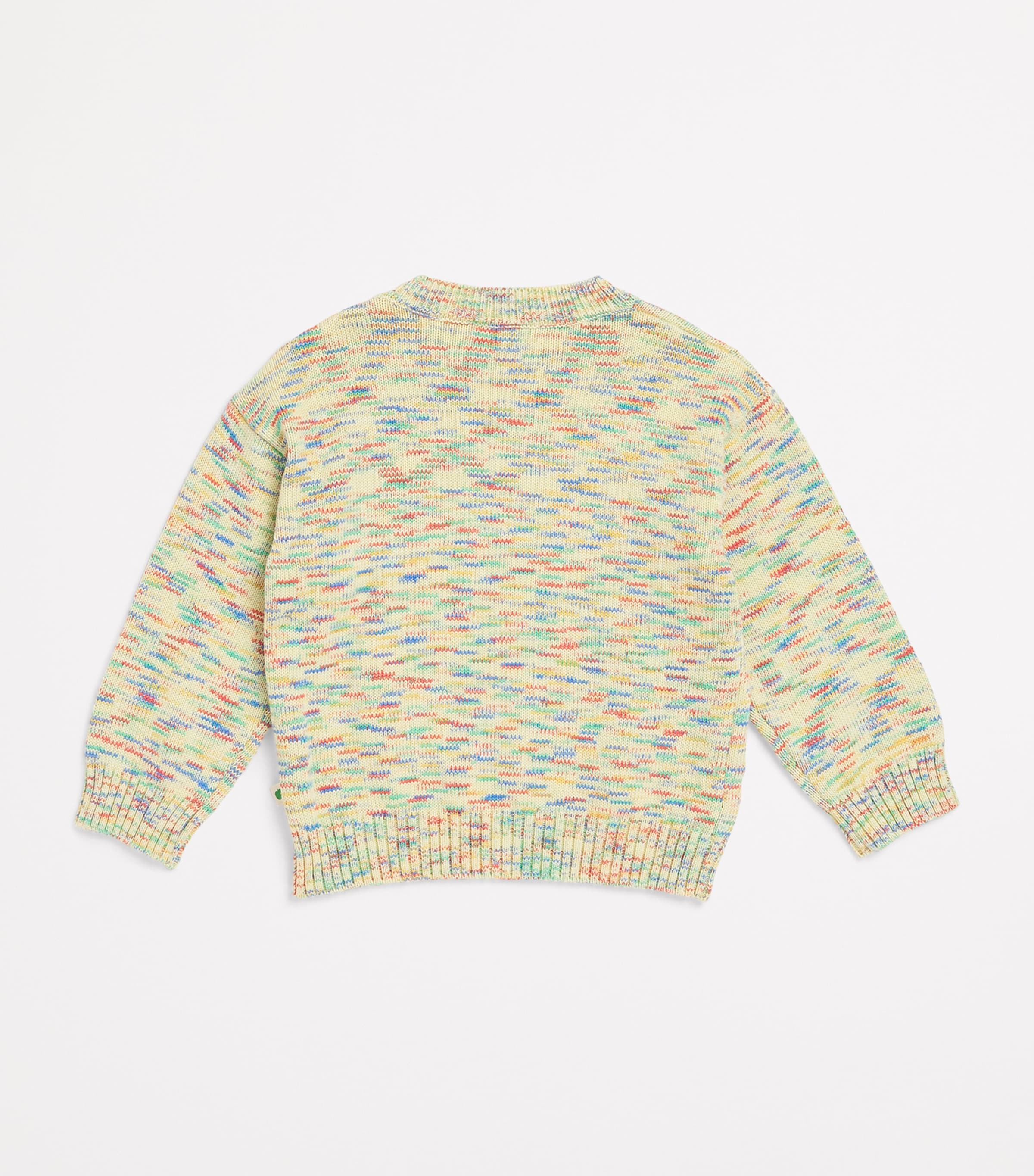 Organic Cotton Space Dye Sweater (2-5 Years) RAINBOW Image 2