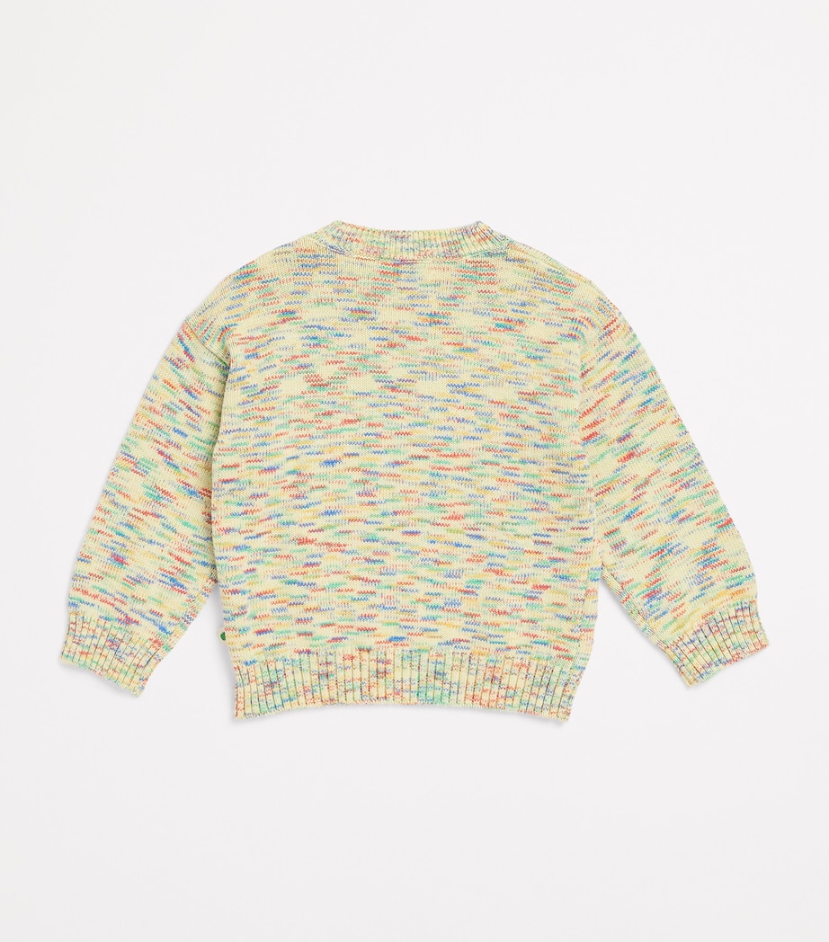 Organic Cotton Space Dye Sweater (2-5 Years) RAINBOW Image 2